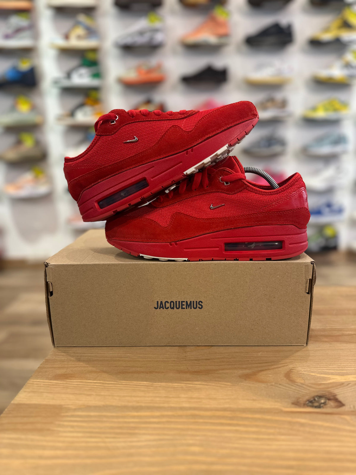 Nike air Max 1 jacquemus red ( taille 40 )