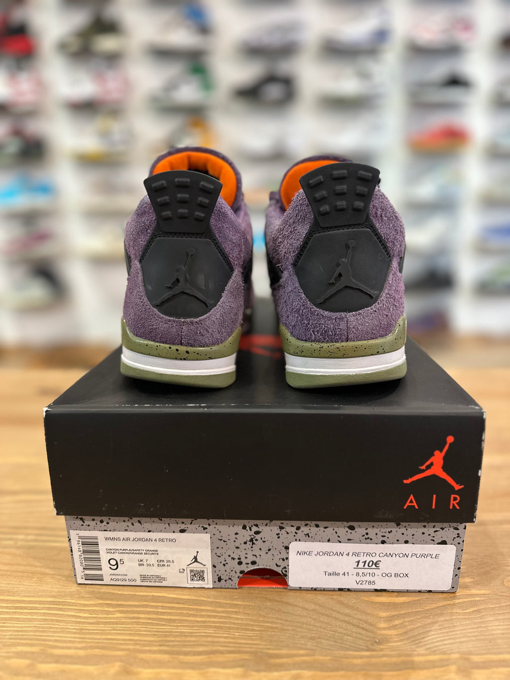 Nike Jordan 4 rétro canyon purple ( taille 41 )