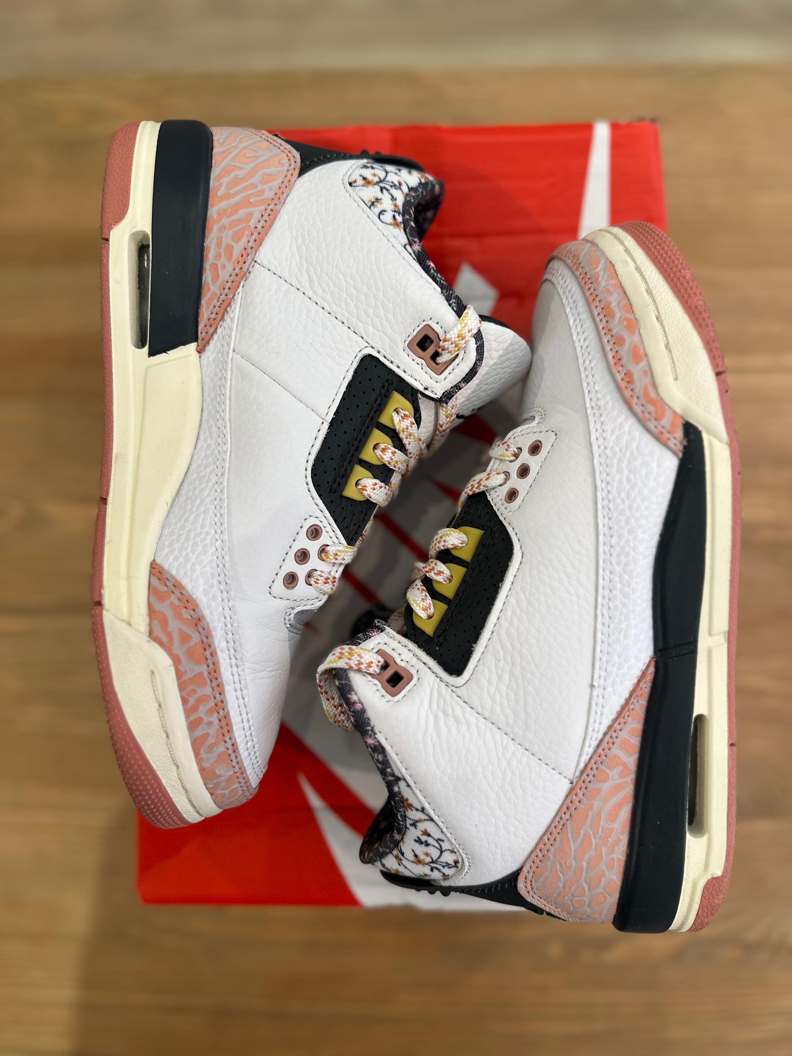 Nike Jordan 3 red Stardust ( taille 38 )