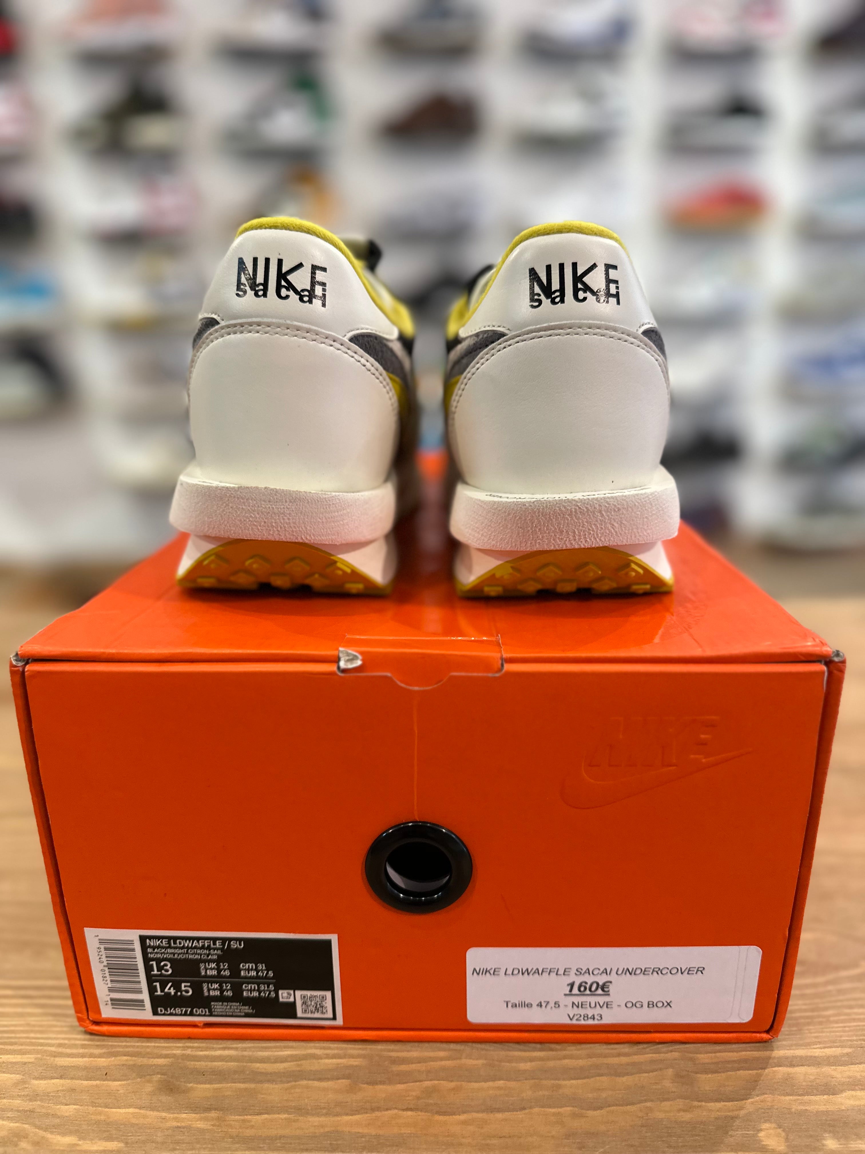 Nike ldwaffle sacai undercover bright yellow ( taille 47,5 )