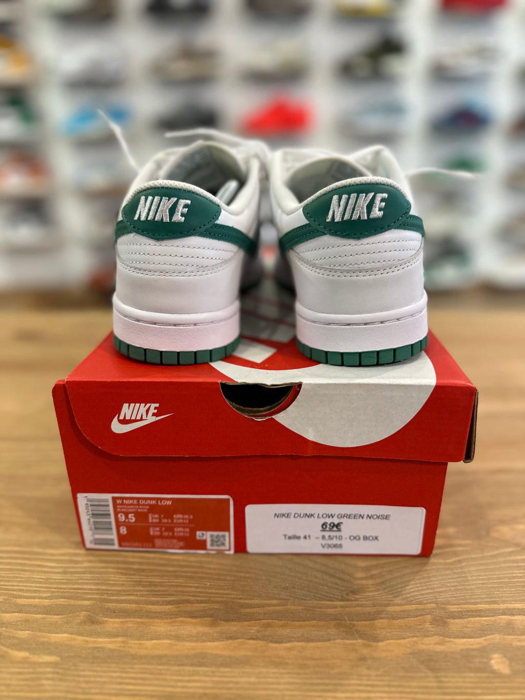 Nike dunk low Green noise ( taille 41 )