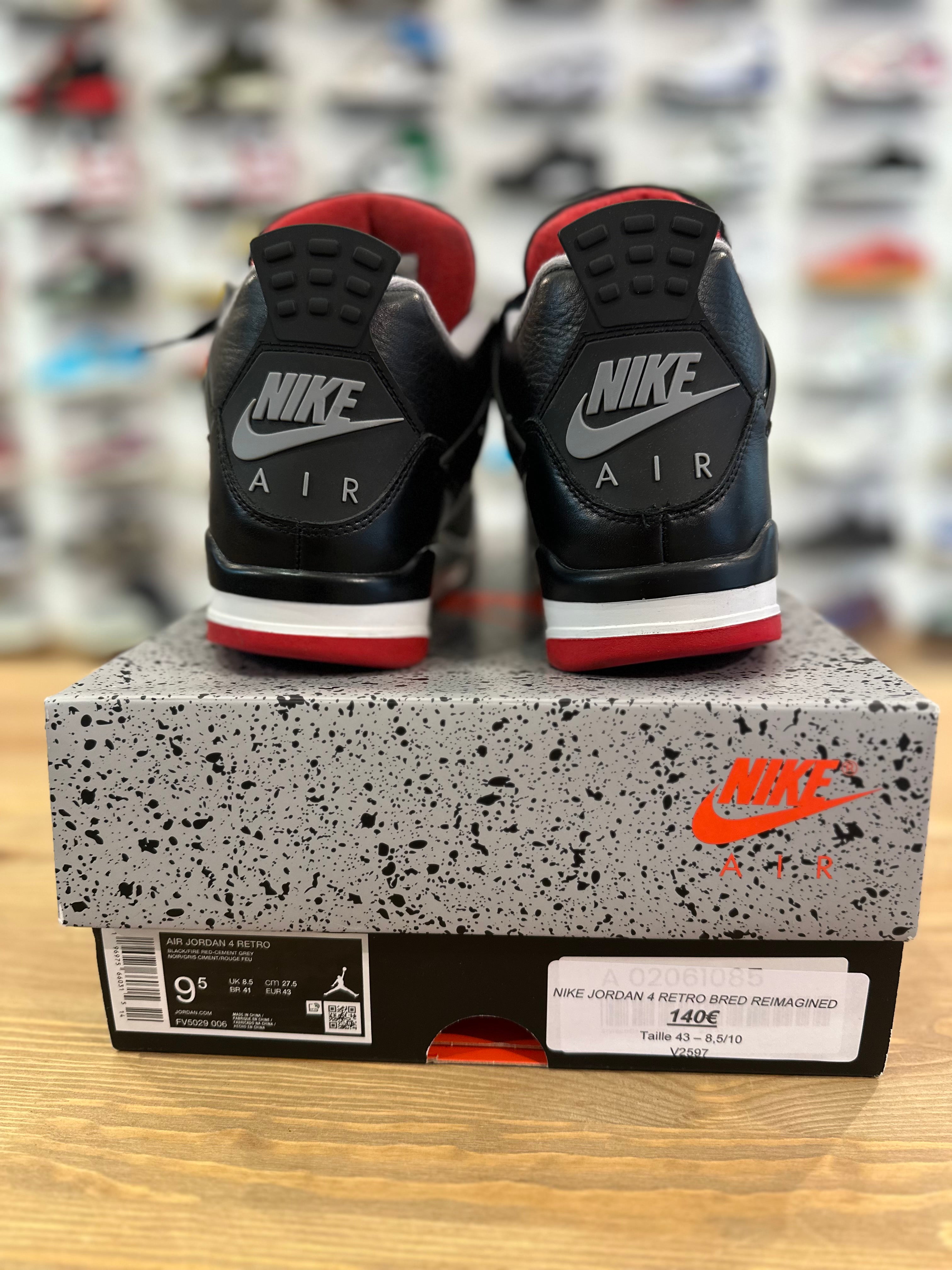 Nike Jordan 4 rétro bred reimagined