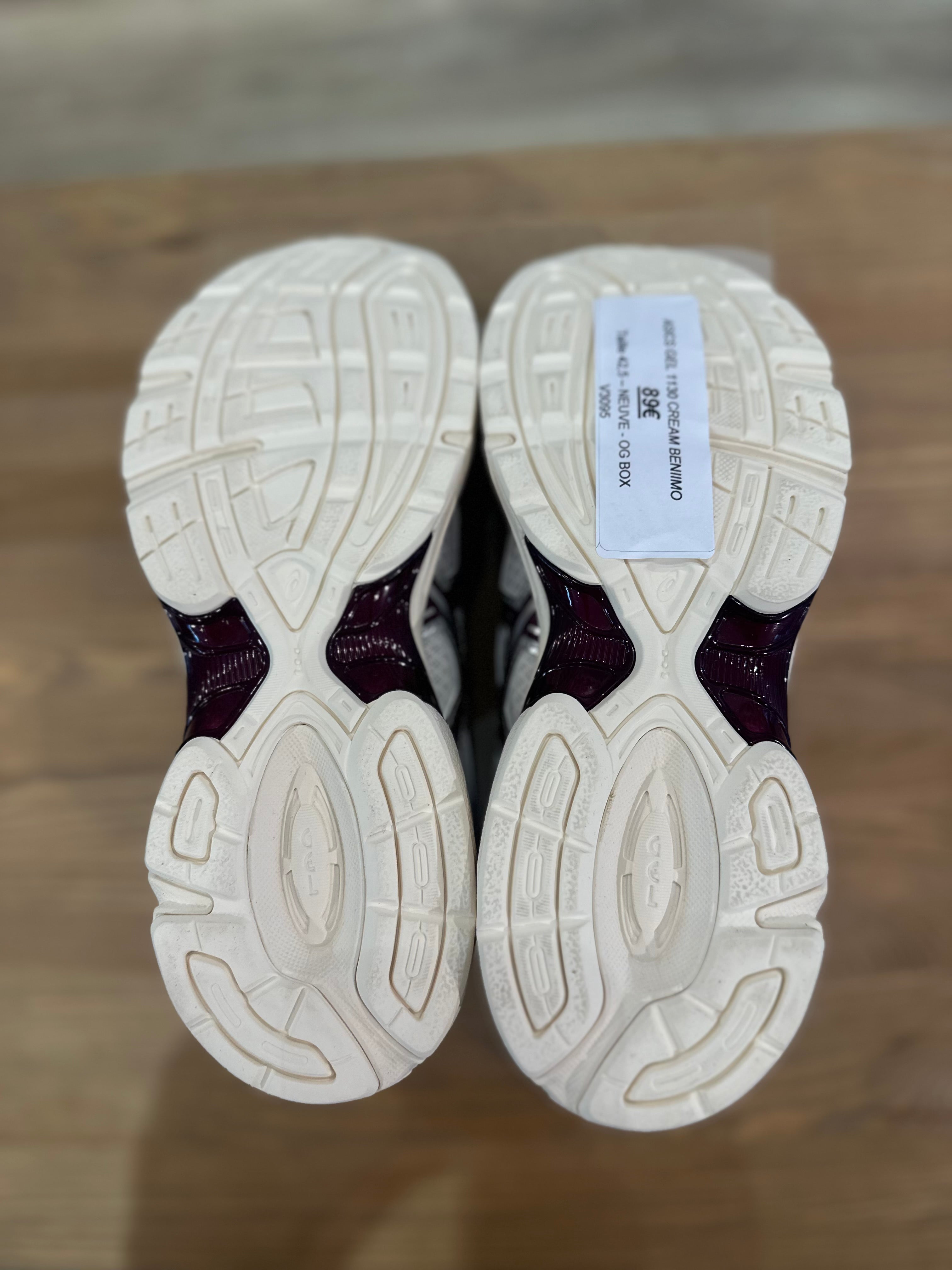 Asics gel 1130 cream beniimo ( taille 42,5 )