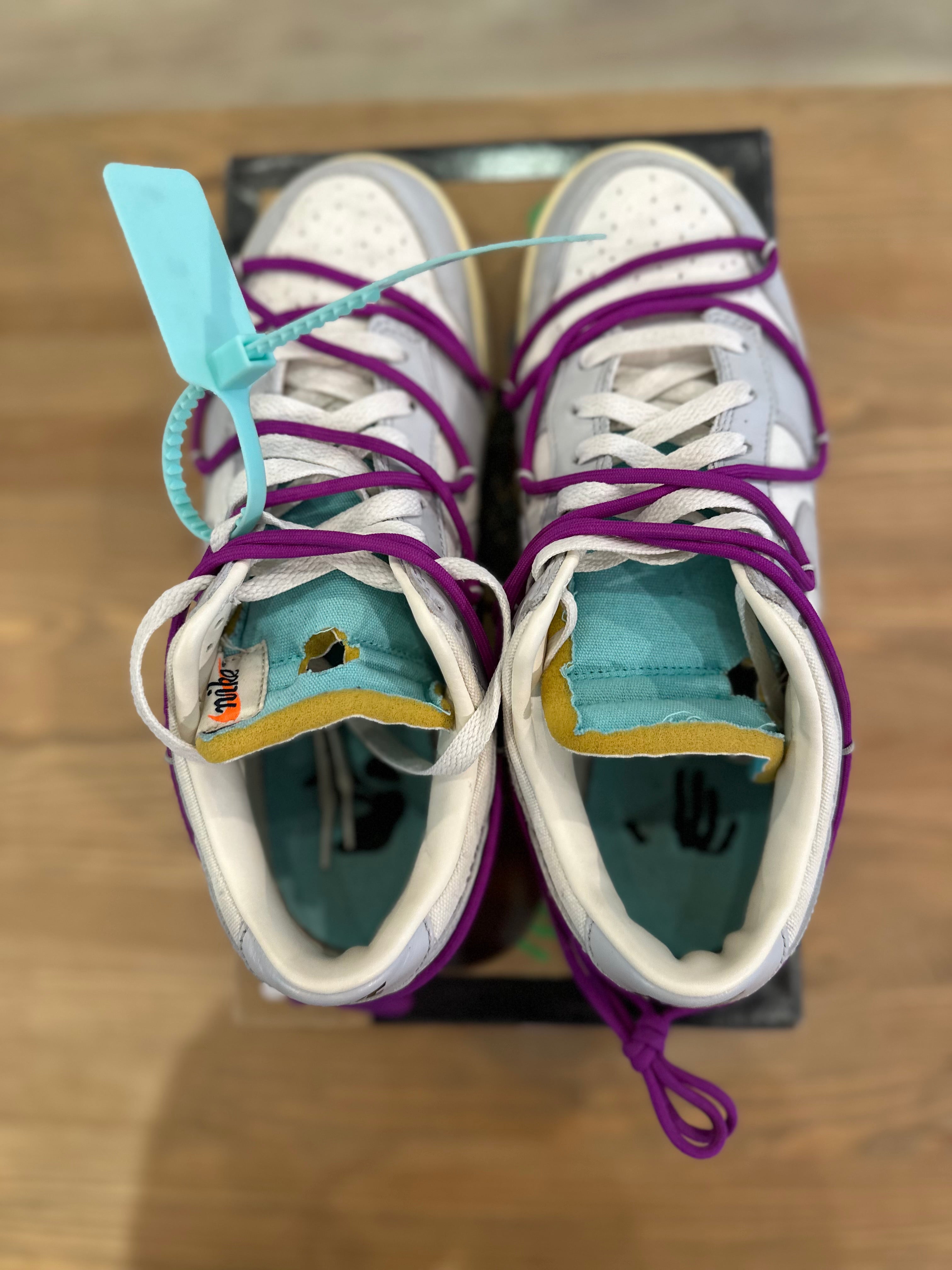 Nike dunk low off White lot 21 ( taille 42 )