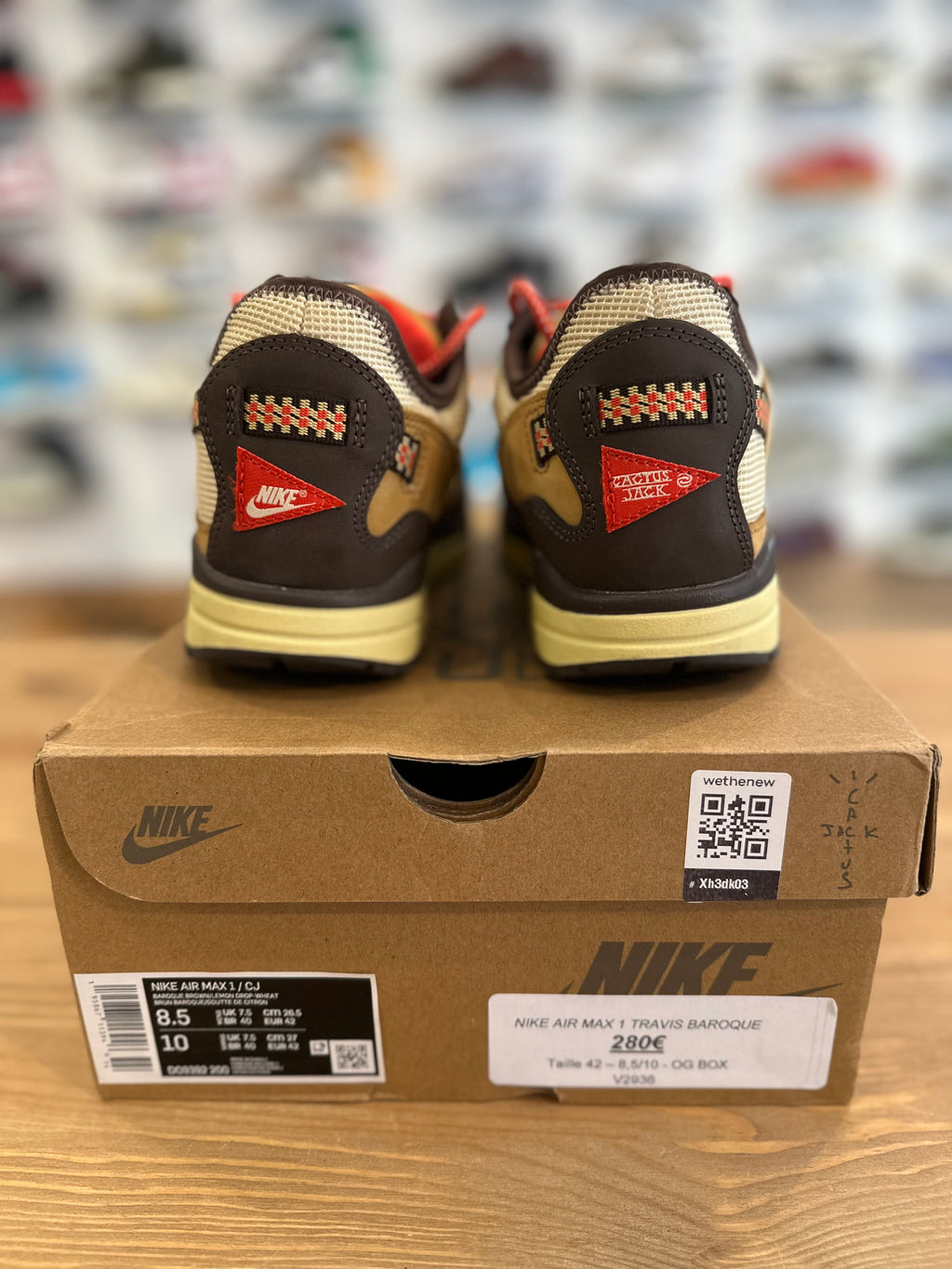 Nike air Max 1 Travis baroque Brown ( taille 42 )