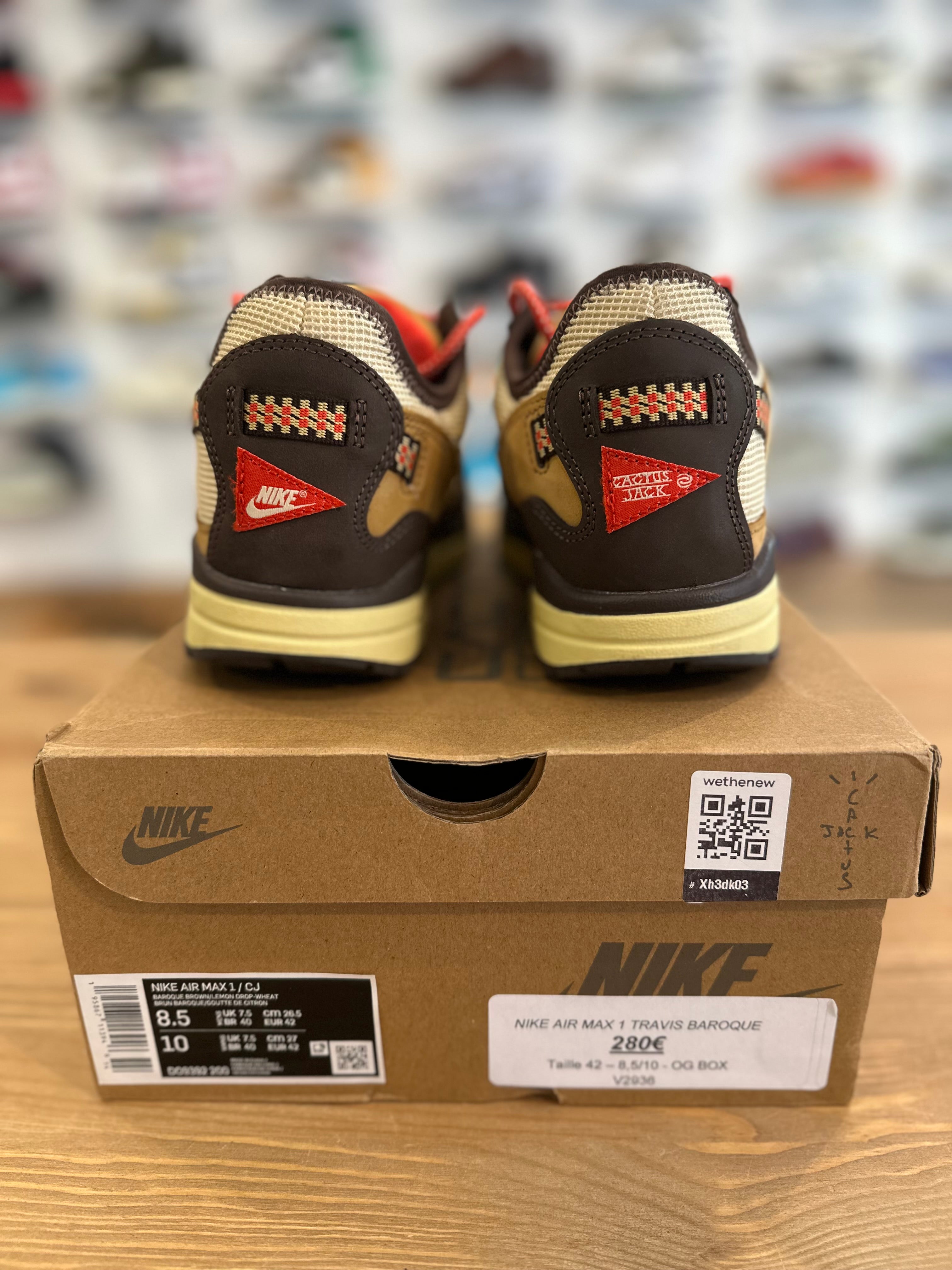 Nike air Max 1 Travis baroque Brown ( taille 42 )