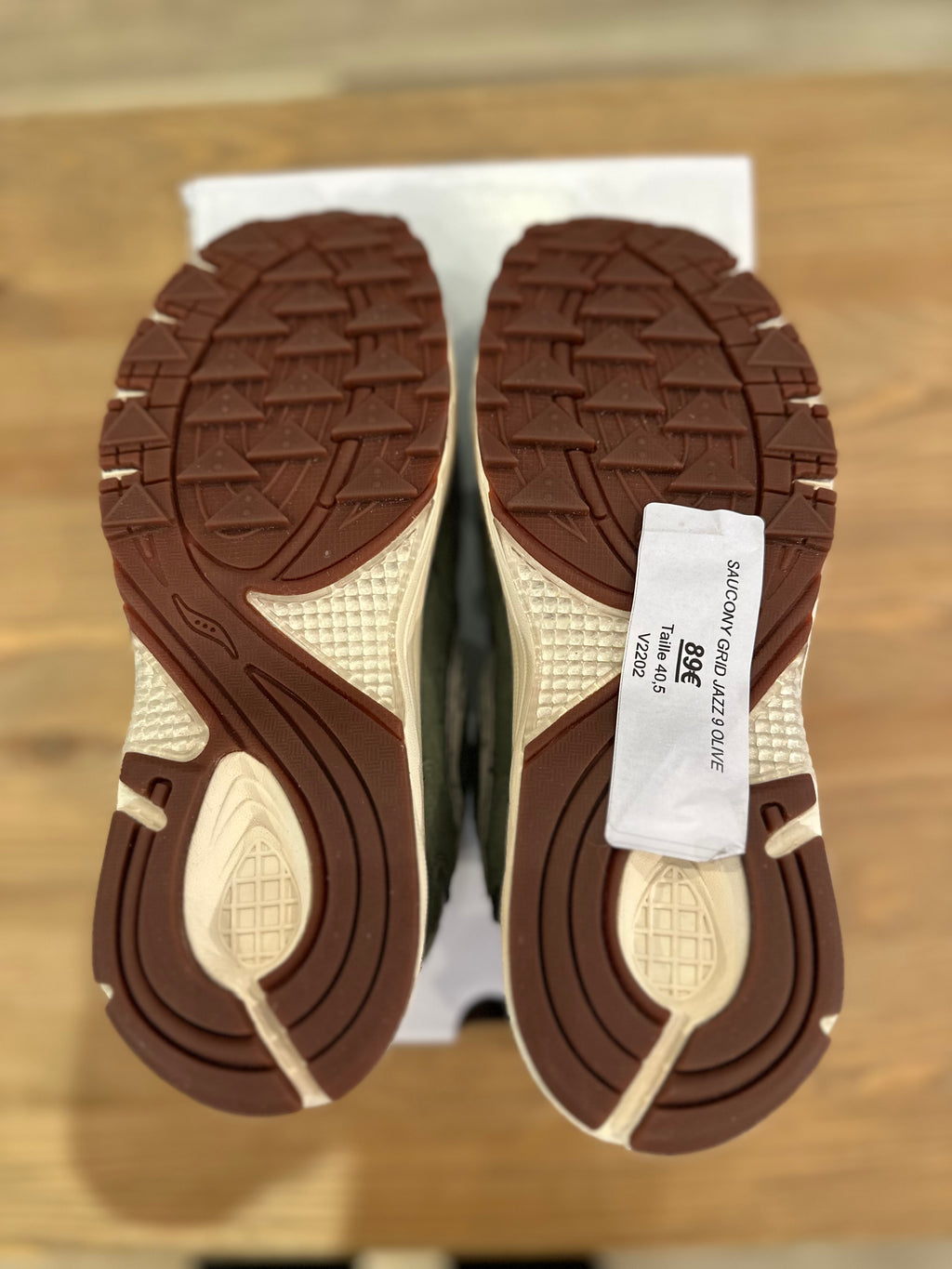 Saucony grid jazz 9 olive ( taille 40,5 )