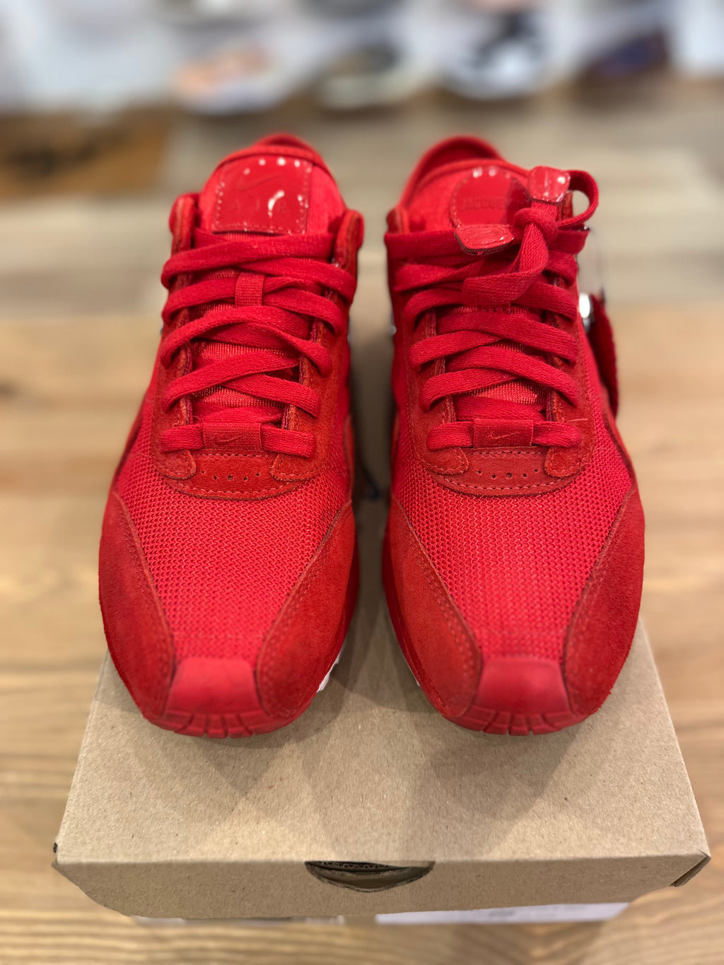 Nike air Max 1 jacquemus red ( taille 40,5 )