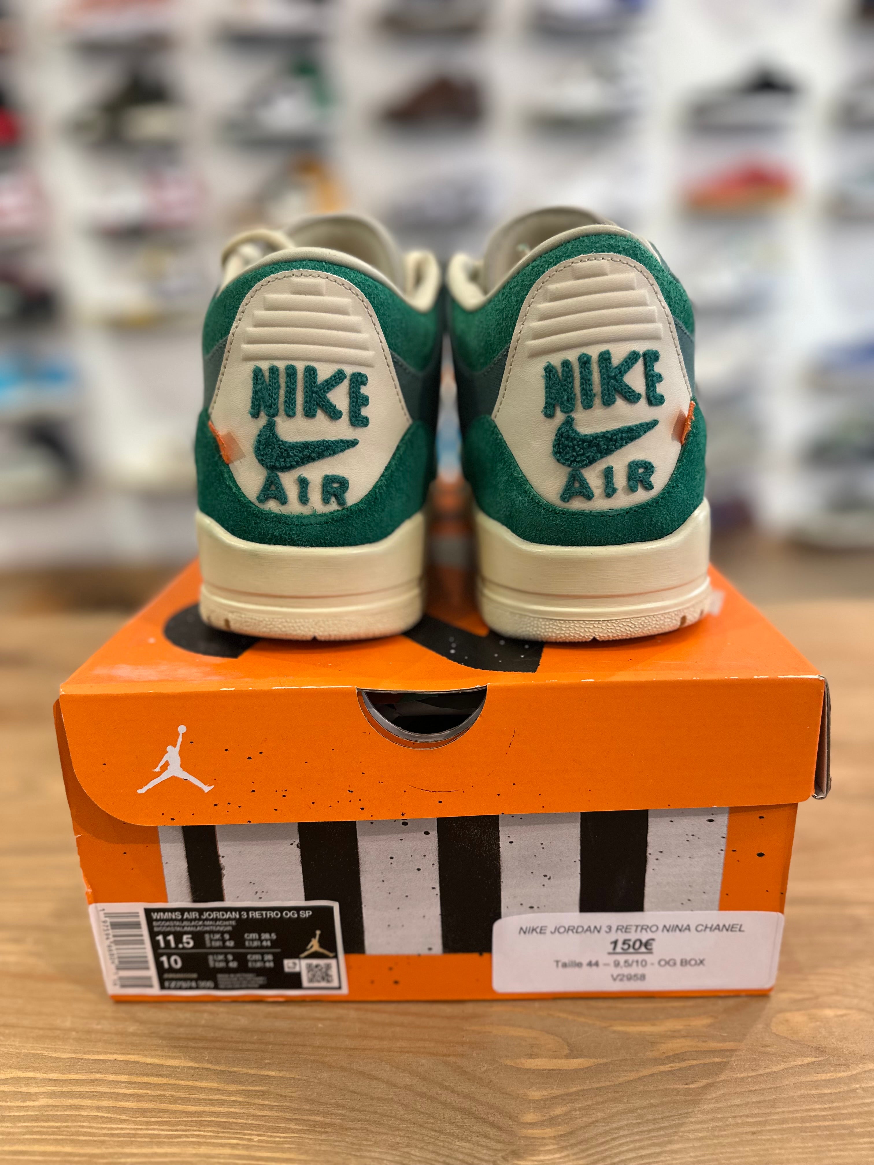Nike Jordan 3 rétro Nina Chanel ( taille 44 )