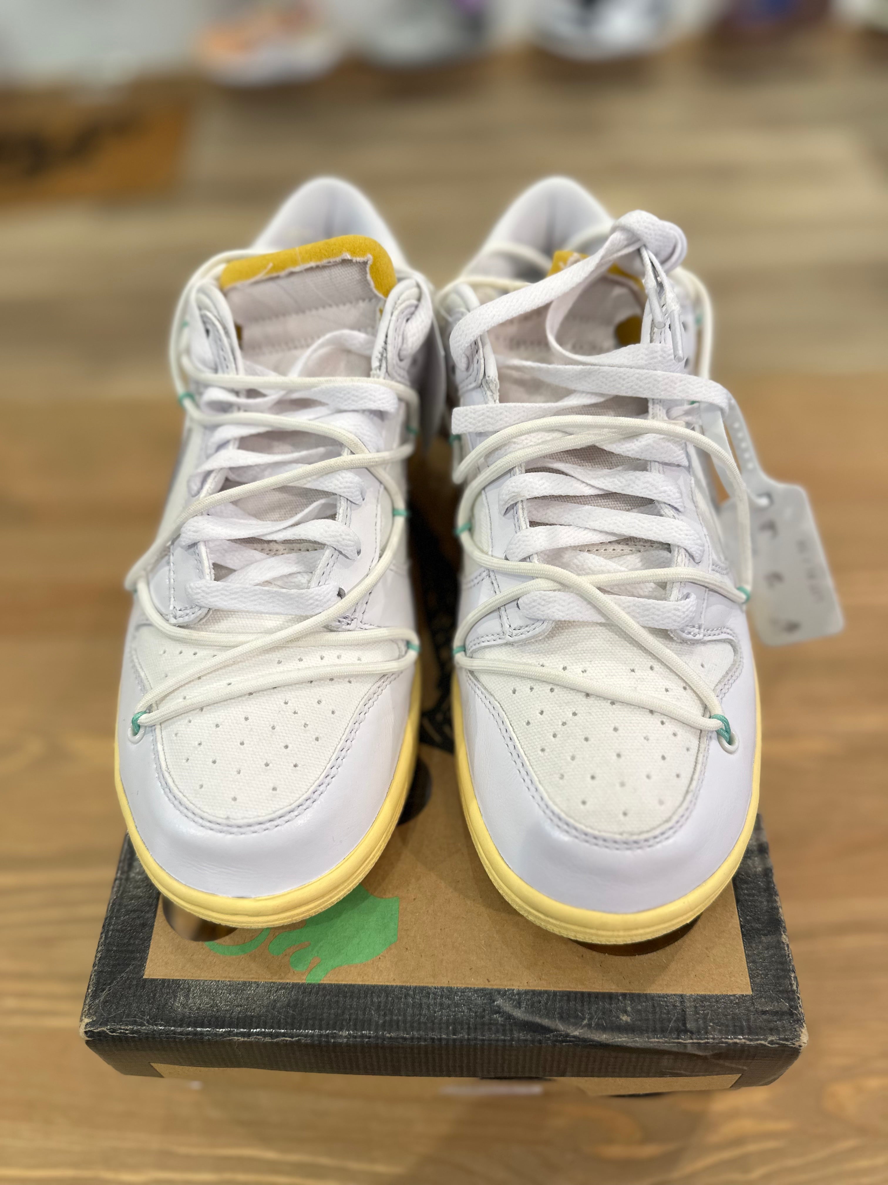 Nike dunk low off White lot 1 White Silver ( taille 41 )