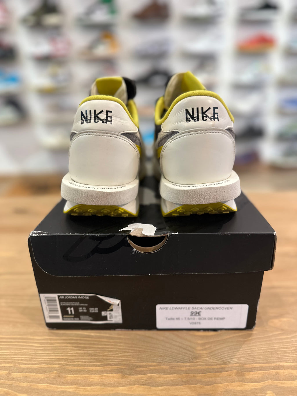 Nike ldwaffle sacai undercover bright yellow ( taille 46 )