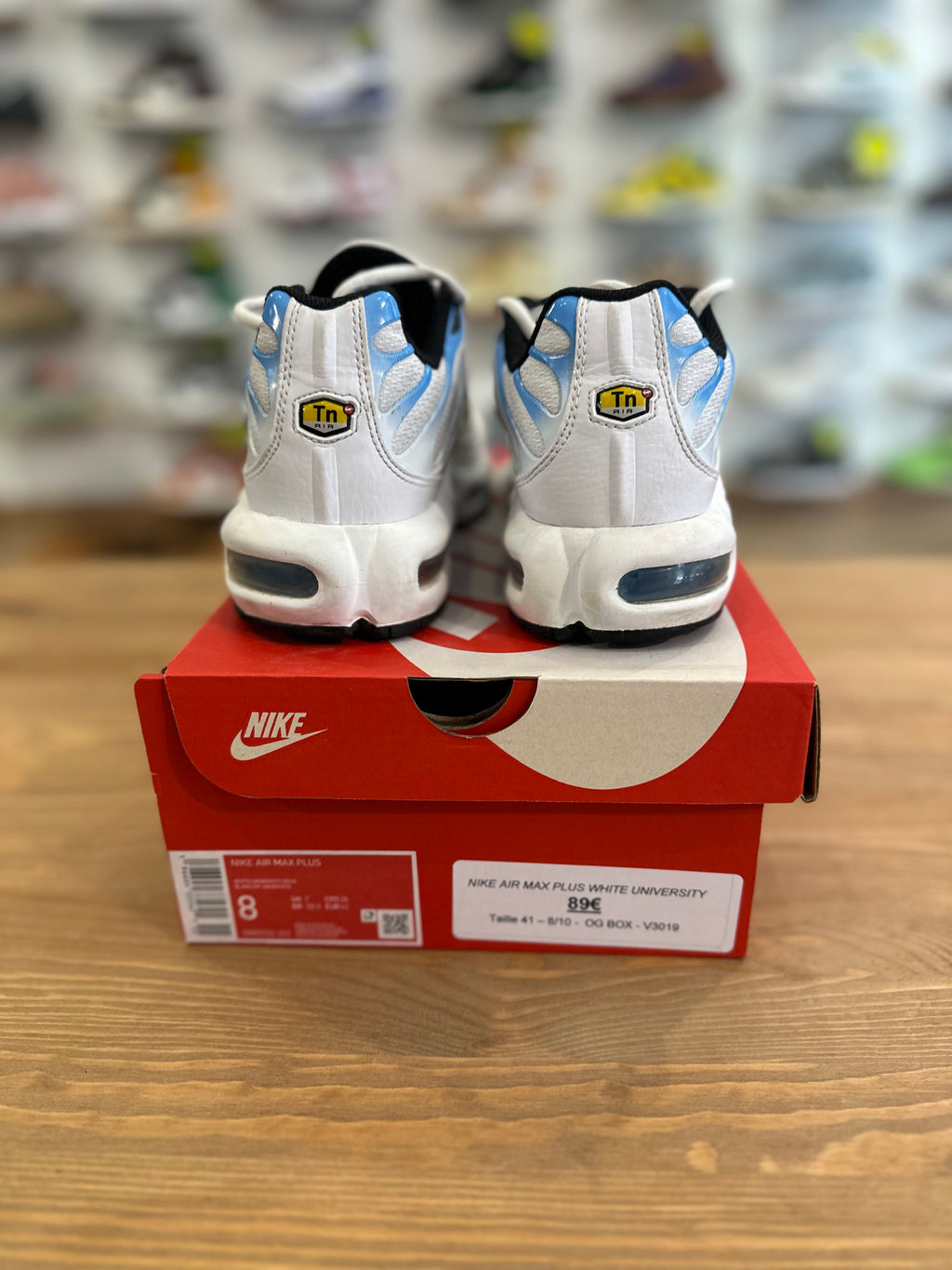 Nike air Max plus White university ( taille 41 )