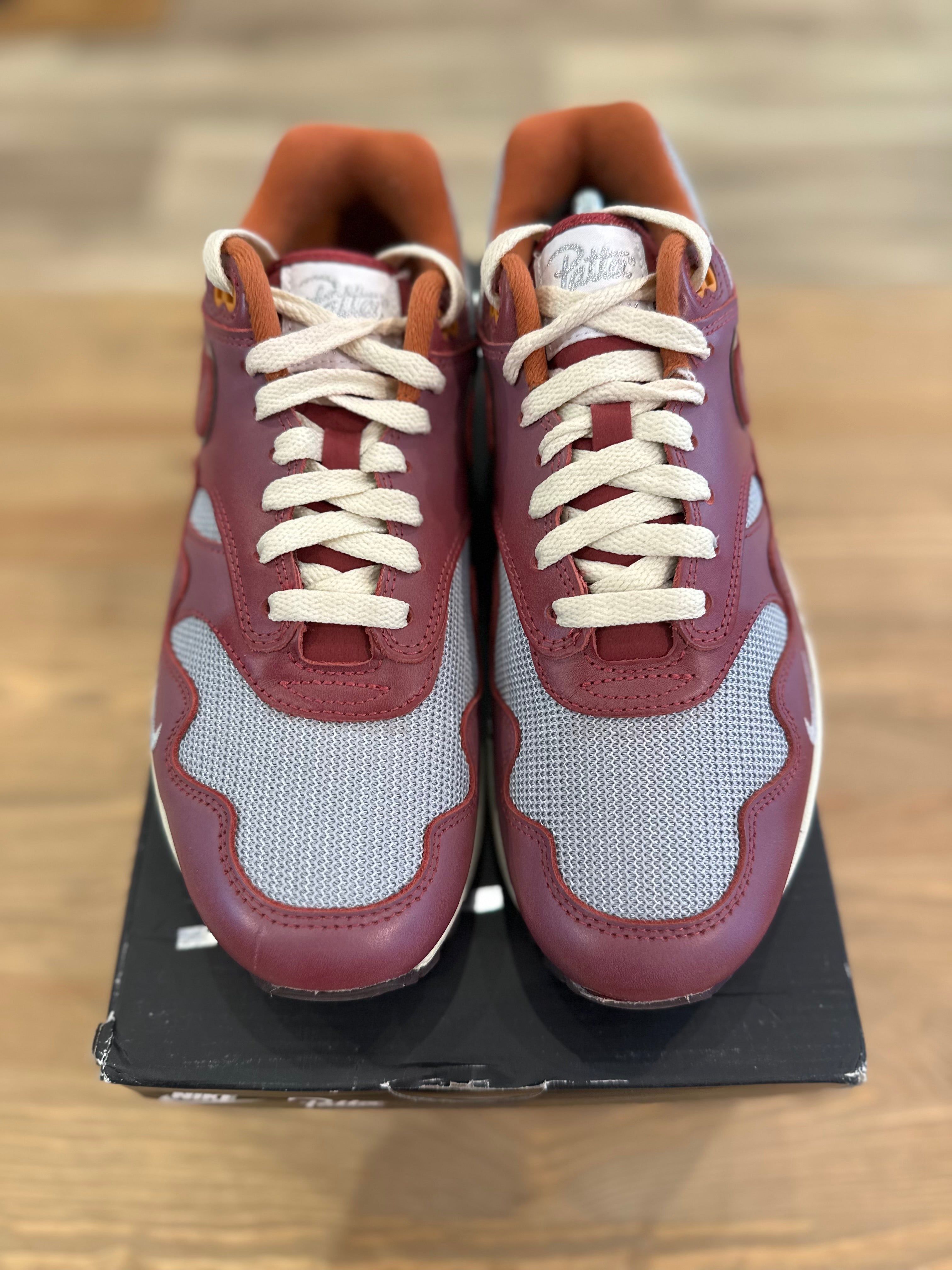 Nike air Max 1 Patta rush maroon ( taille 40 )