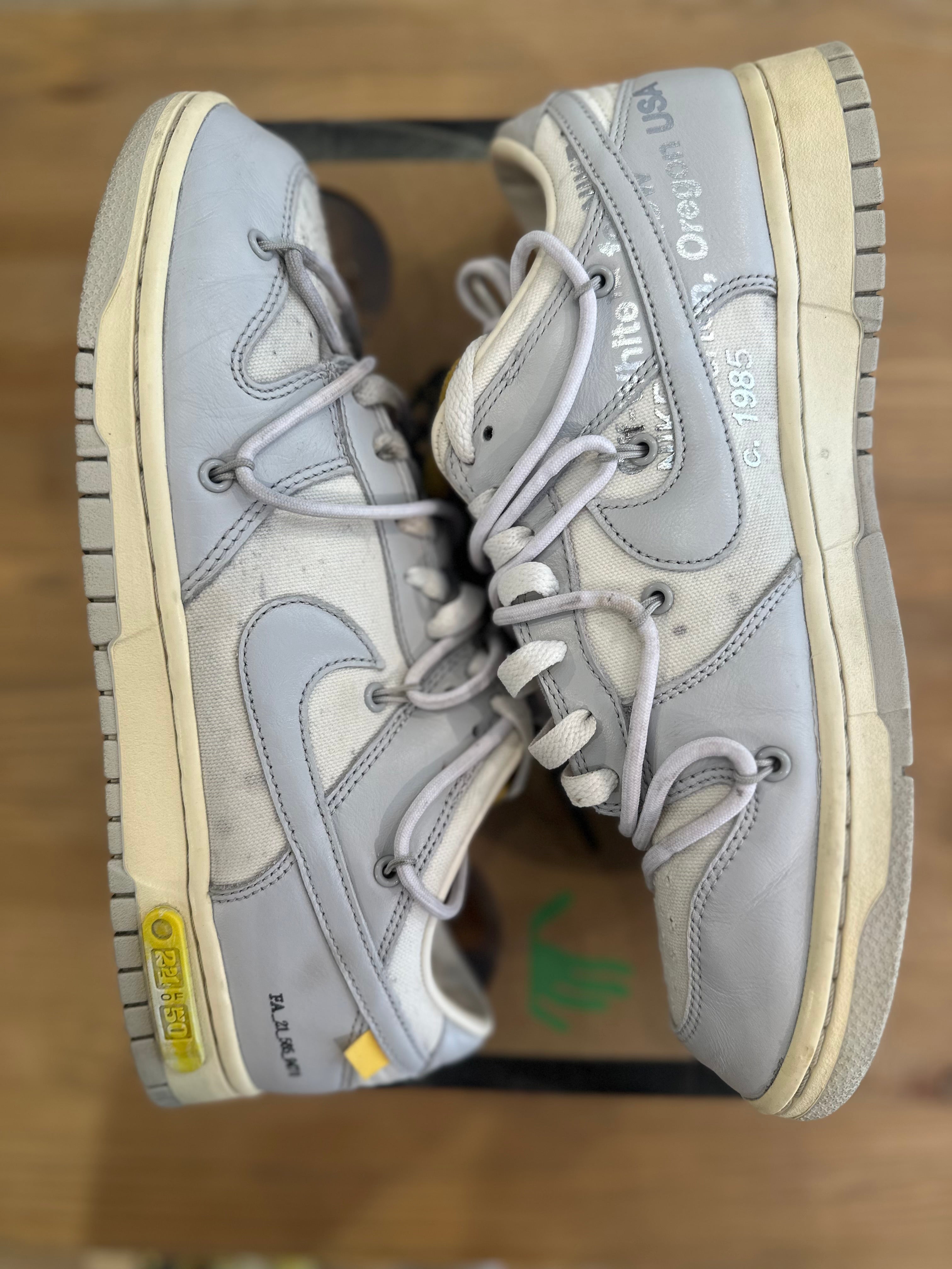 Nike dunk low off White lot 24 ( taille 43 )