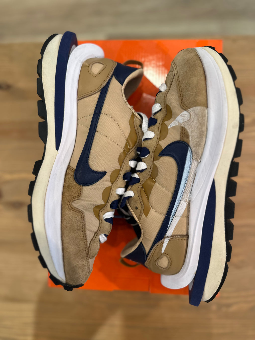 Nike vaporwaffle sacai sesame ( taille 41 )