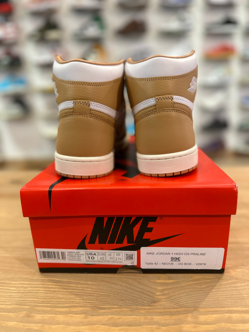 Nike Jordan 1 high Og praline ( taille 42 )