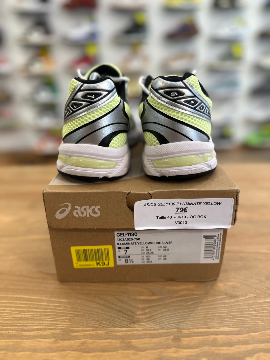 Asics gel 1130 illuminate yellow ( taille 40 )