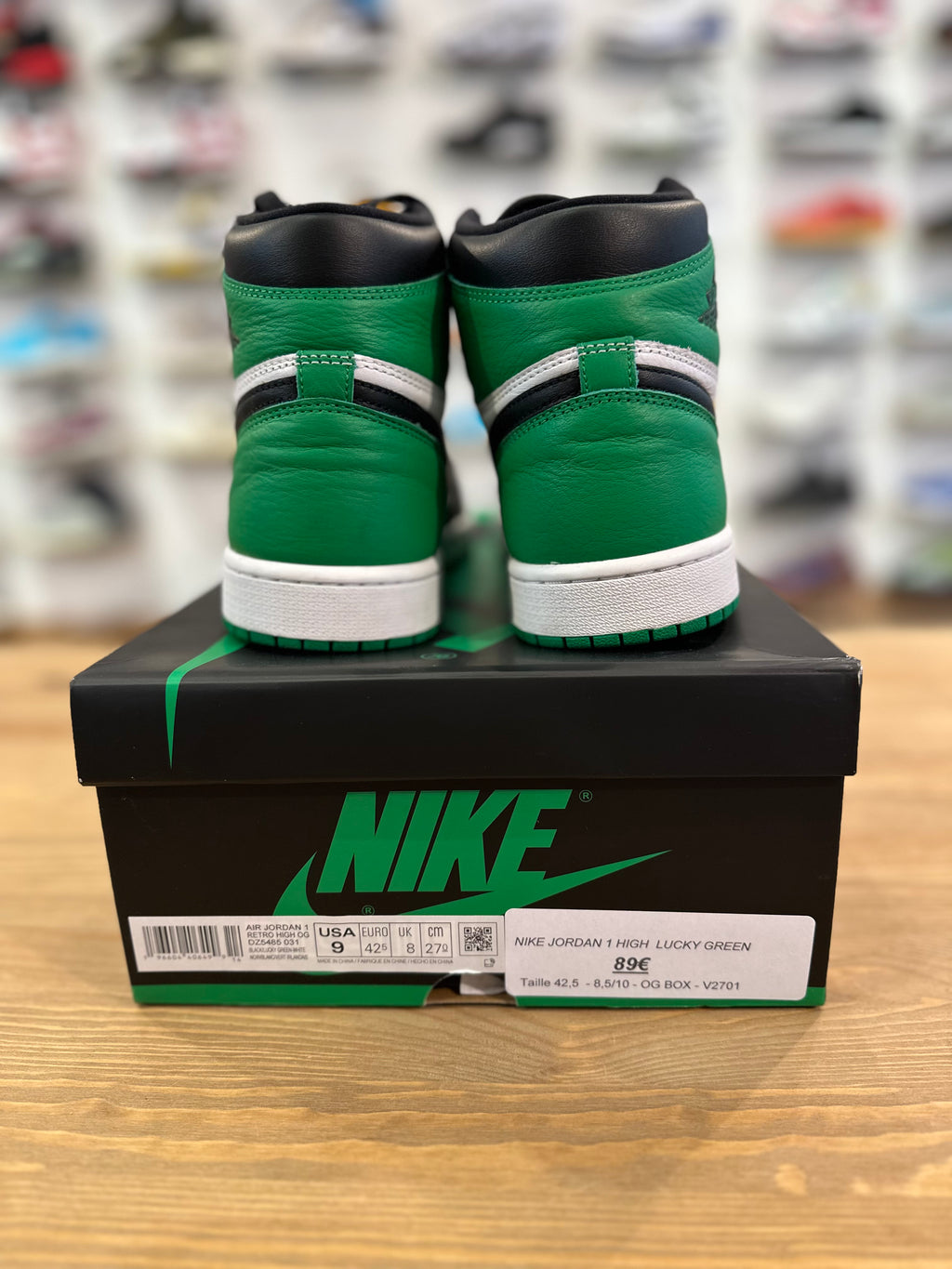 Nike Jordan 1 high lucky Green ( taille 42,5 )