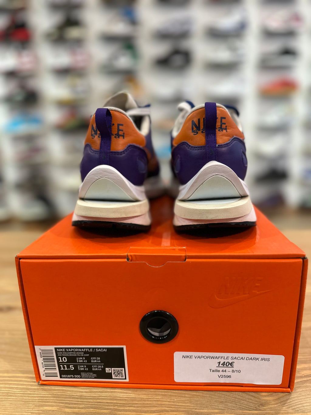 Nike vaporwaffle sacai dark iris ( taille 44 )