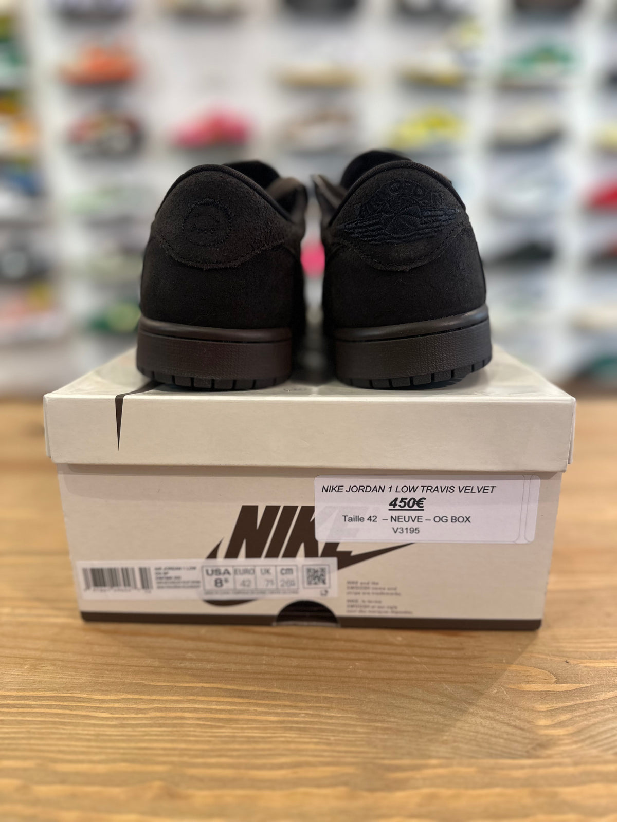 Nike Jordan 1 low Travis Scott velvet Brown ( taille 42 )