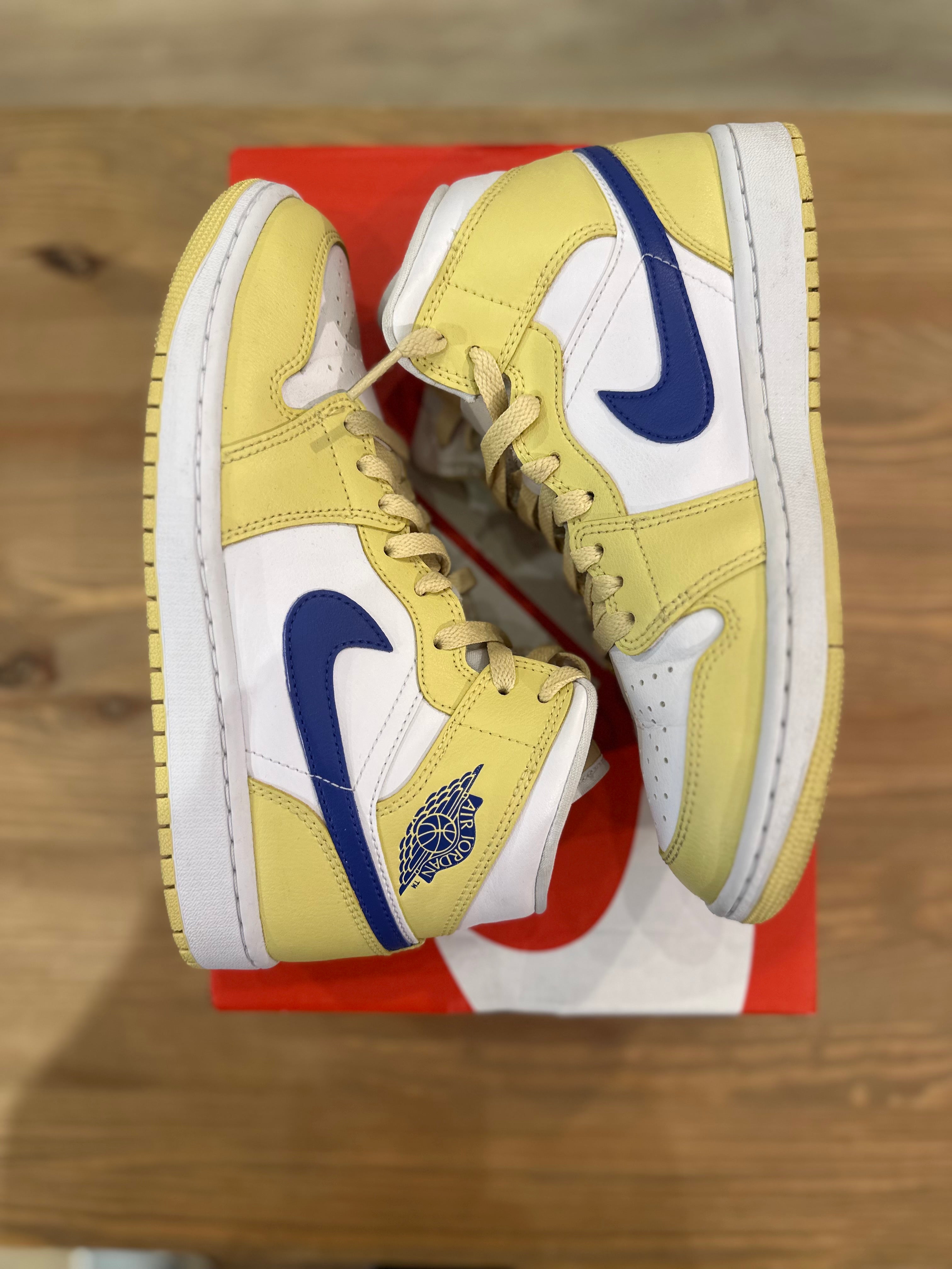 Nike Jordan 1 mid lemon wash ( taille 39 )