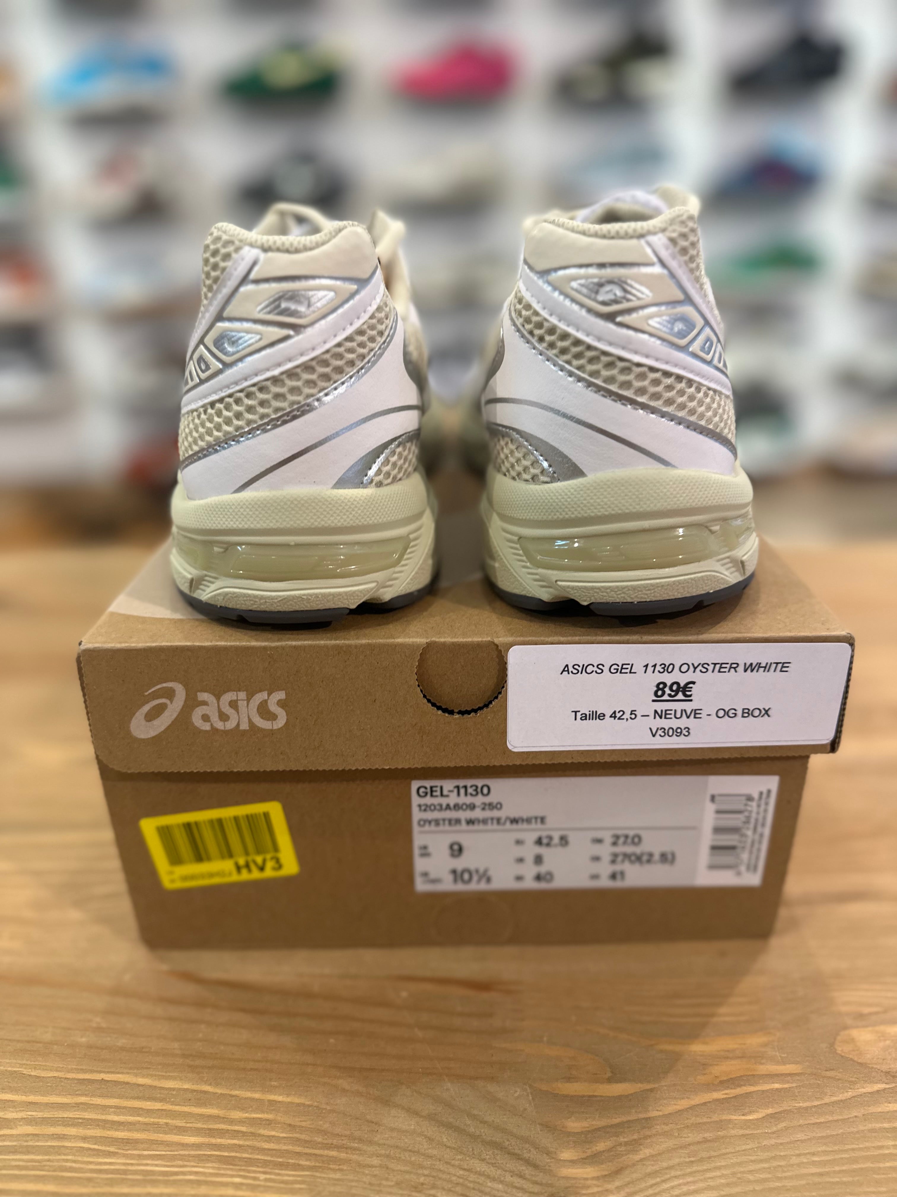 Asics gel 1130 oyster white ( taille 42,5 )
