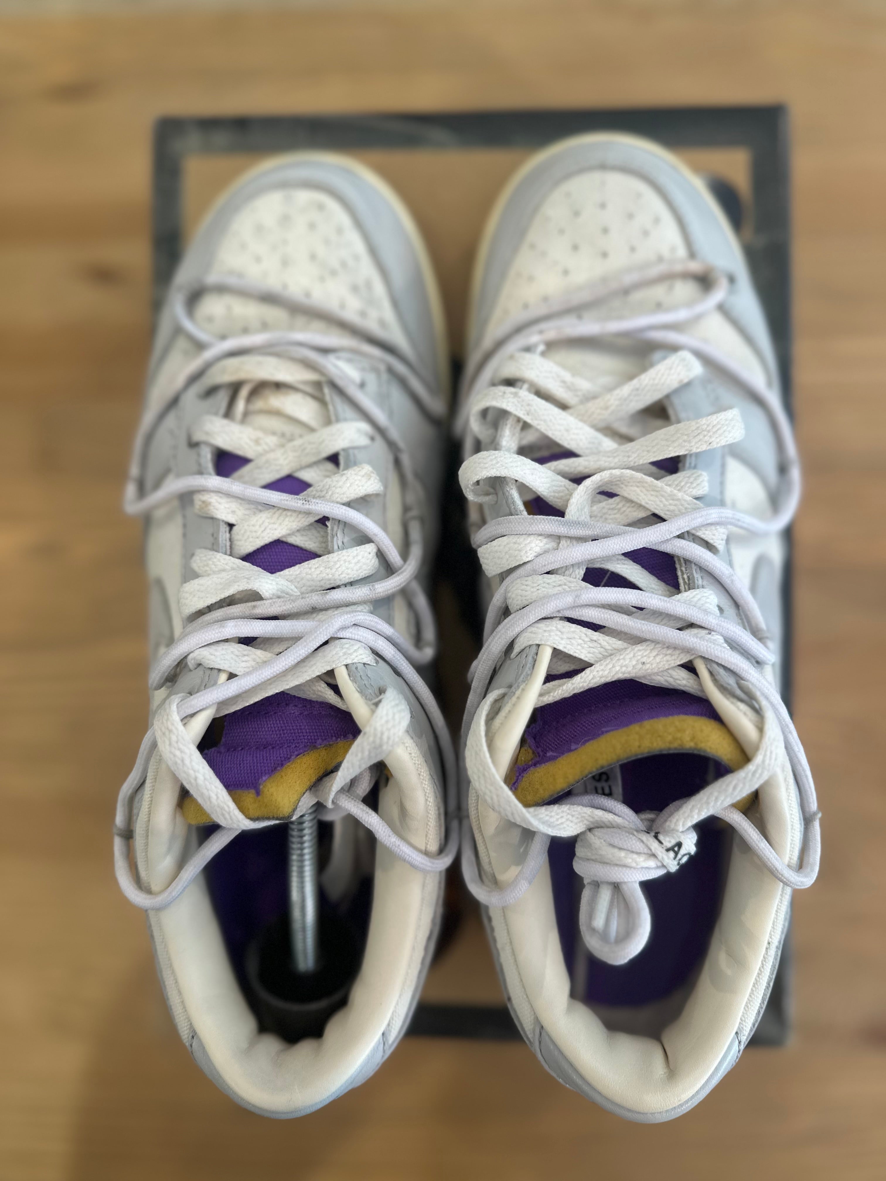 Nike dunk low off White lot 24 ( taille 43 )