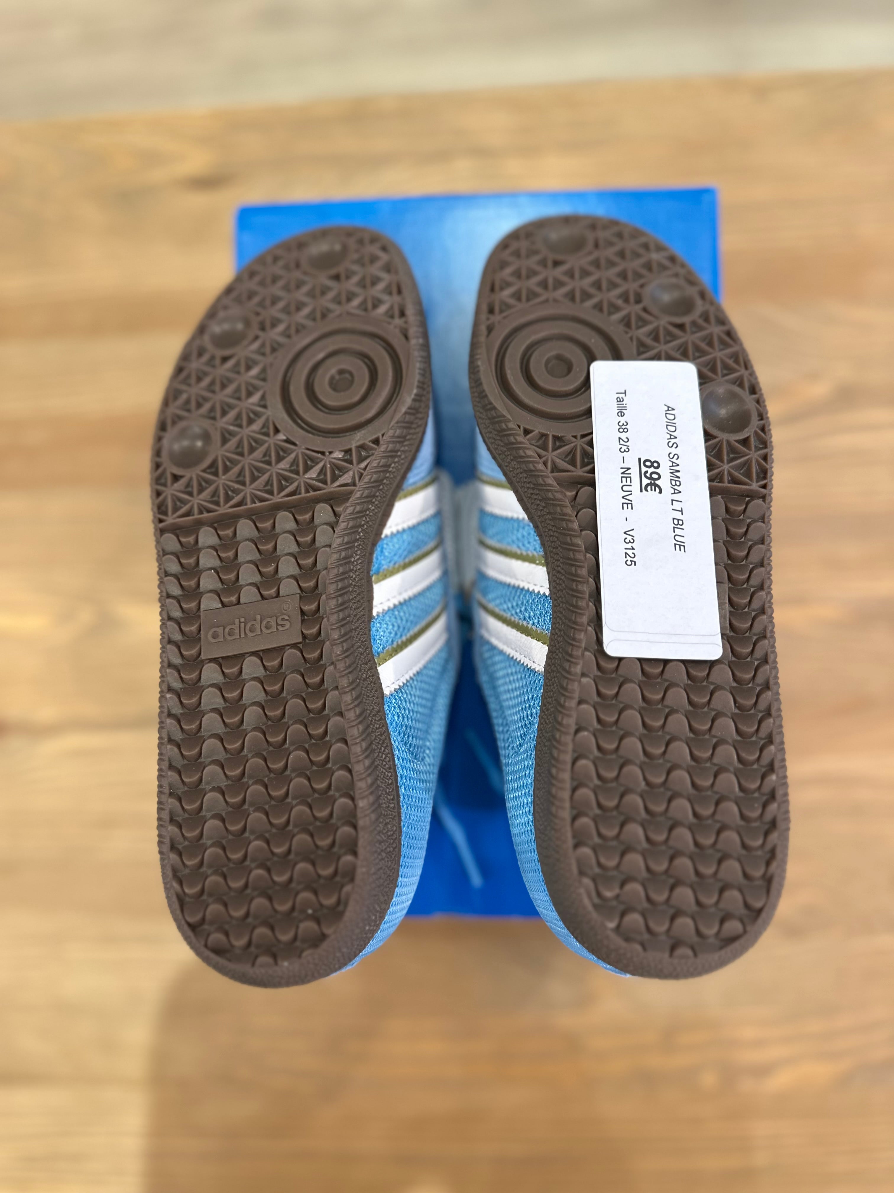 Adidas samba lt blue ( taille 38 2/3 )
