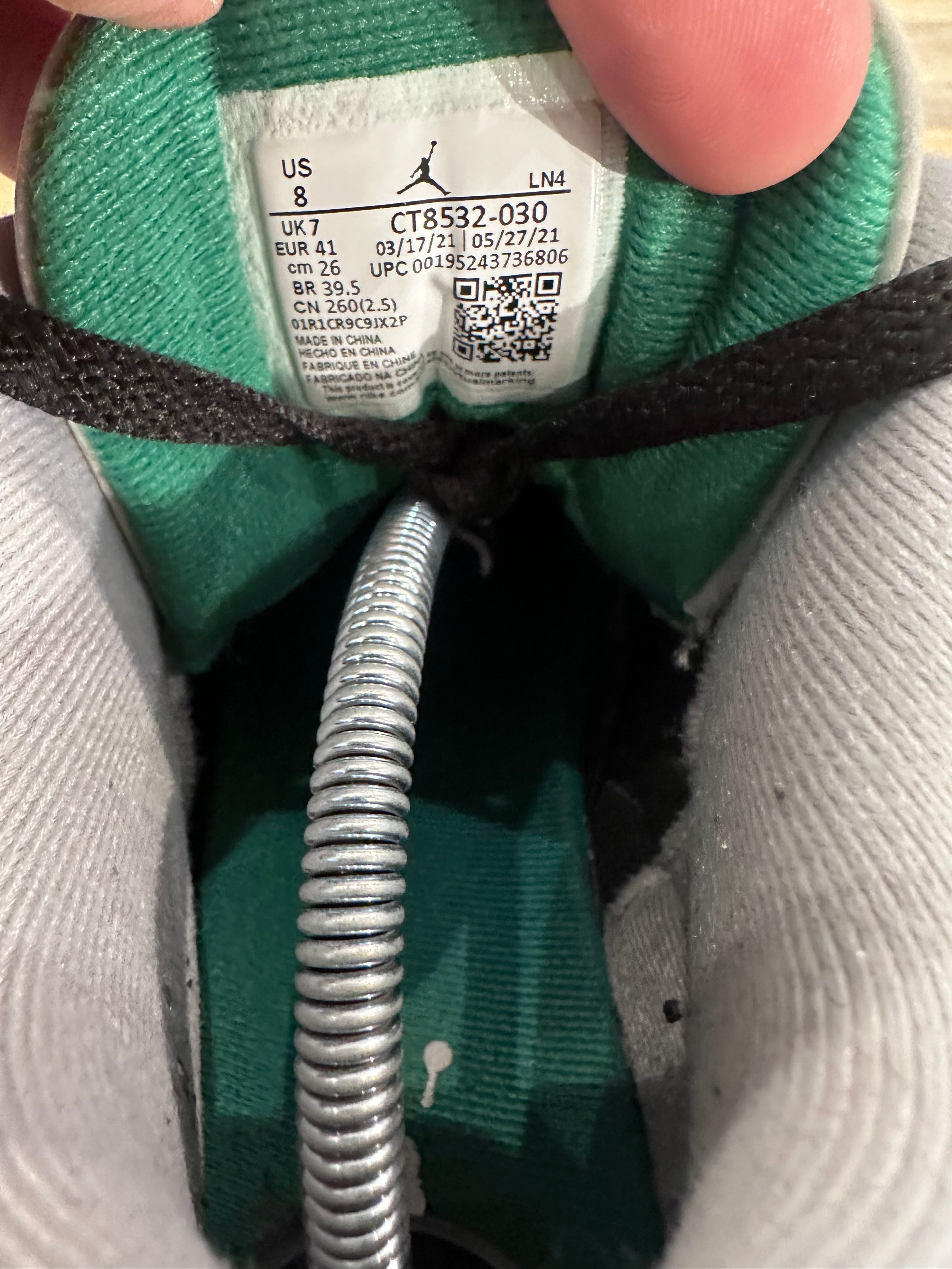 Nike Jordan 3 pine Green ( taille 41 )