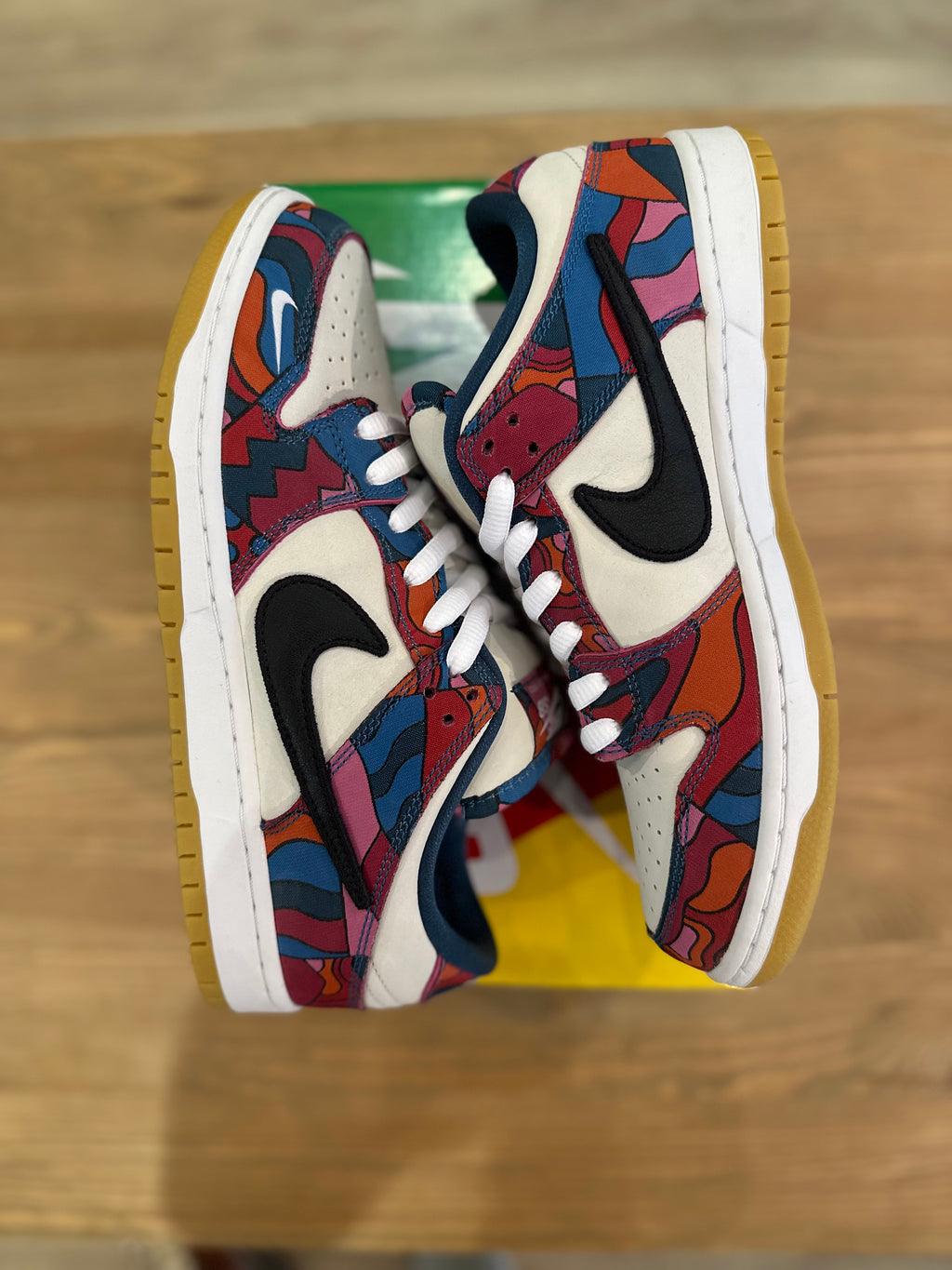 Nike sb dunk low parra ( taille 42,5 )