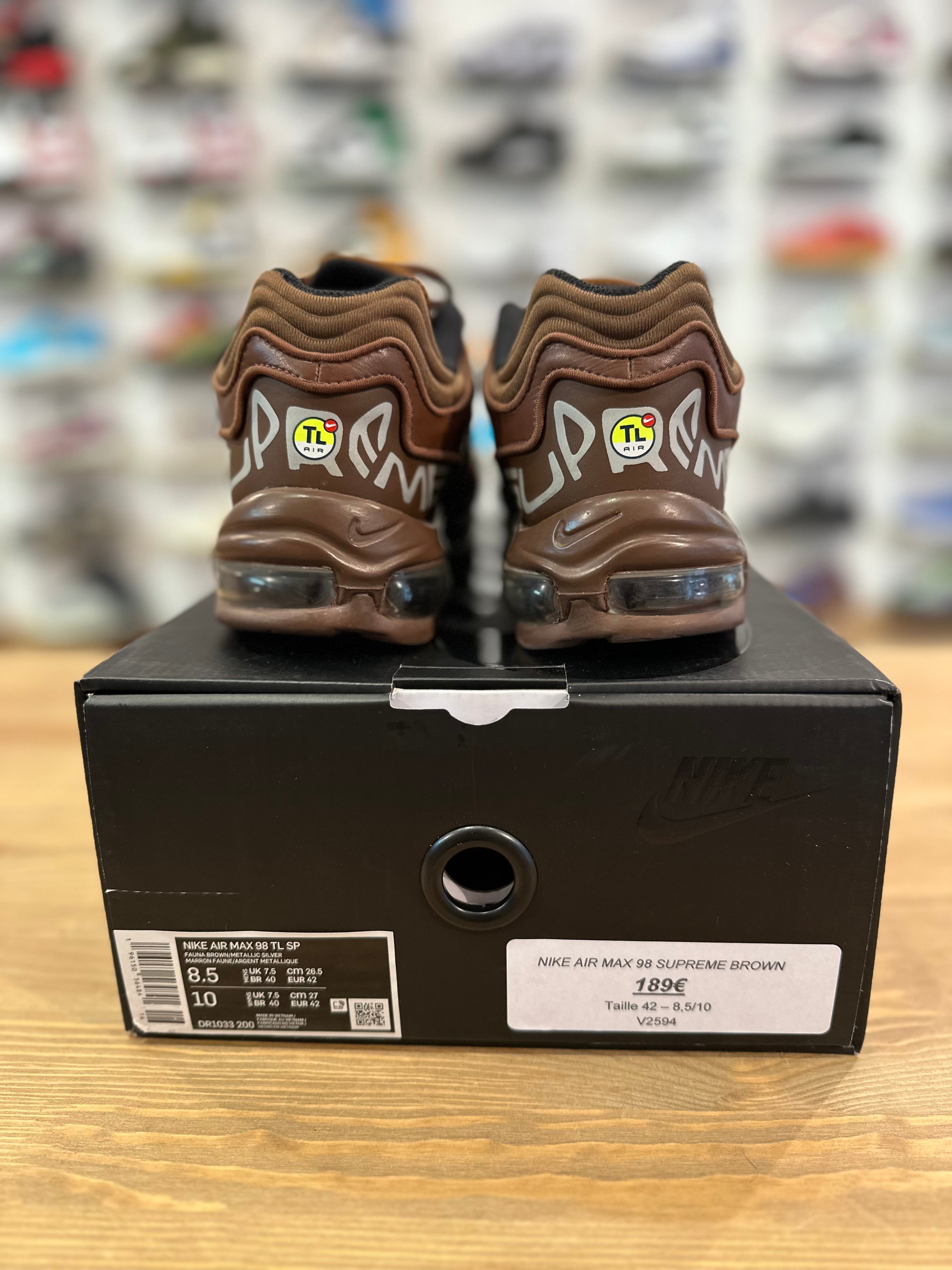 Nike air Max 98 supreme Brown ( taille 42 )