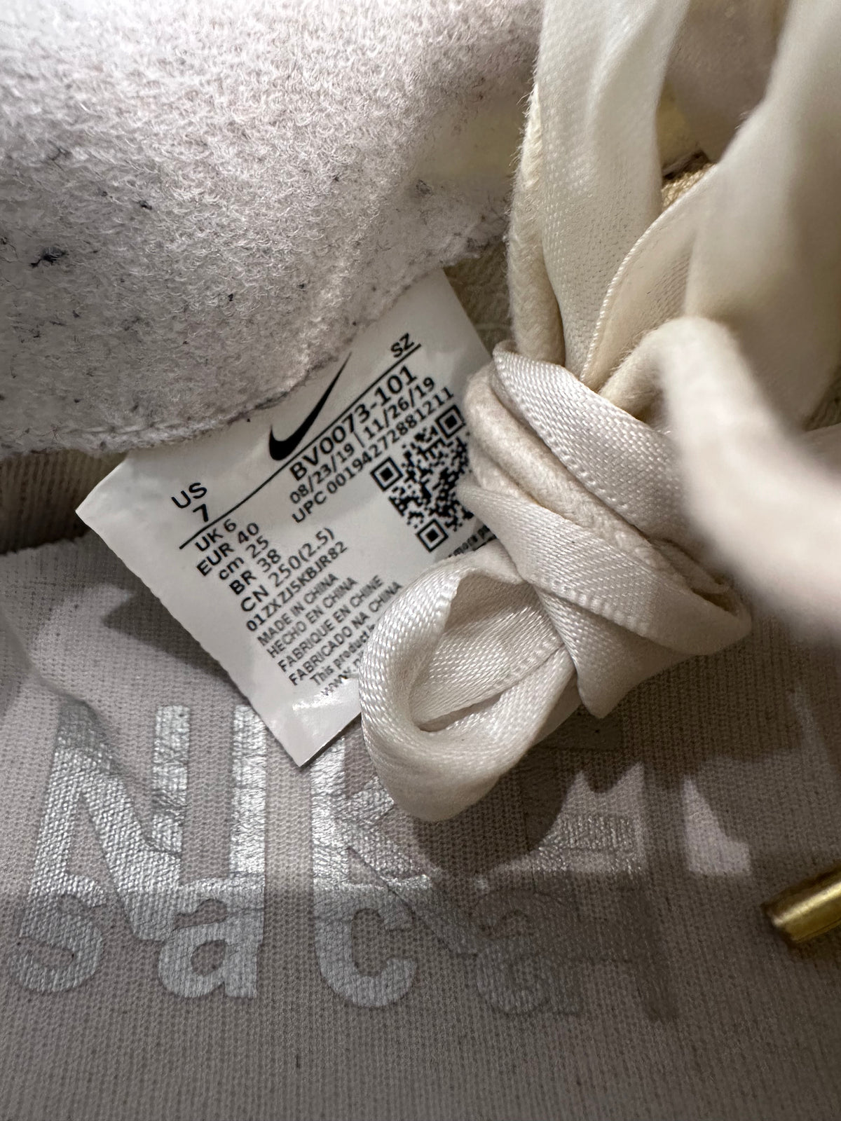 Nike ldwaffle sacai white nylon ( taille 40 )