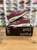 Nike air Max 1 Patta rush maroon ( taille 40 )