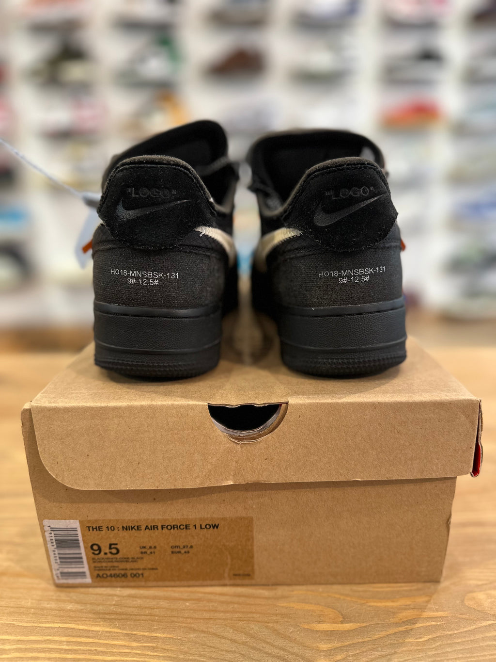 Nike air force 1 low off White black ( taille 43 )