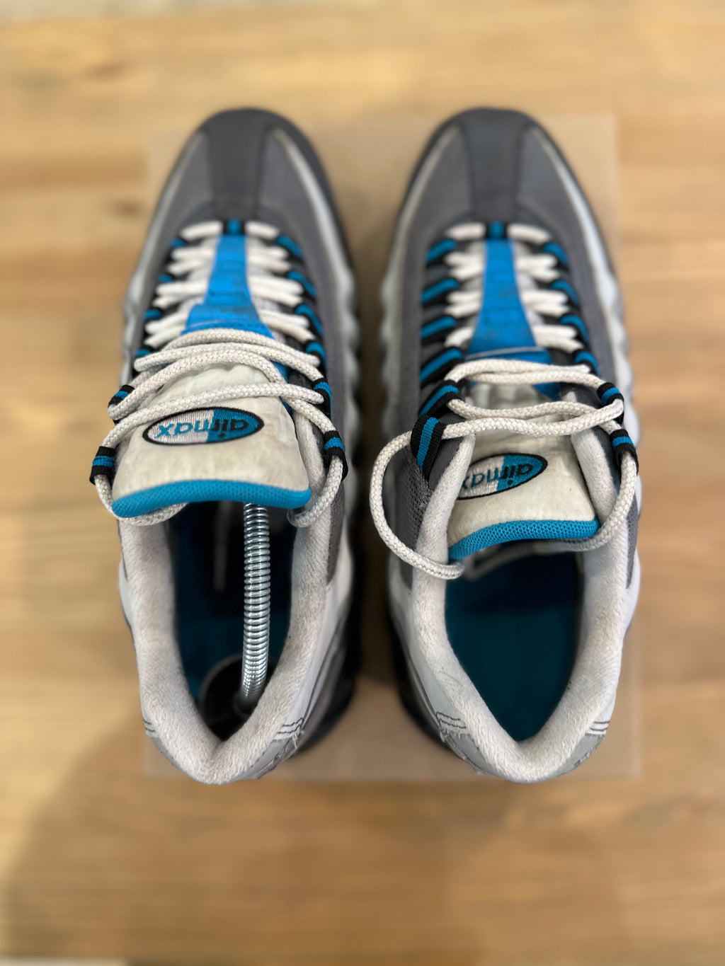 Nike air Max 95 grey laser blue ( taille 40 )
