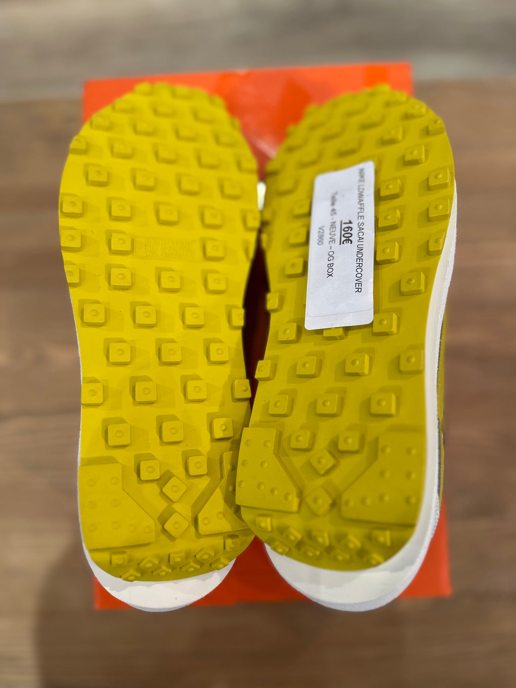 Nike ldwaffle sacai undercover bright yellow ( taille 45 )