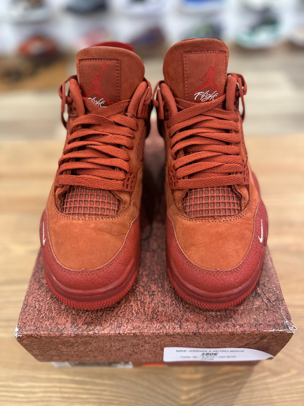 Nike Jordan 4 rétro Nigel Sylvester brick ( taille 39 )