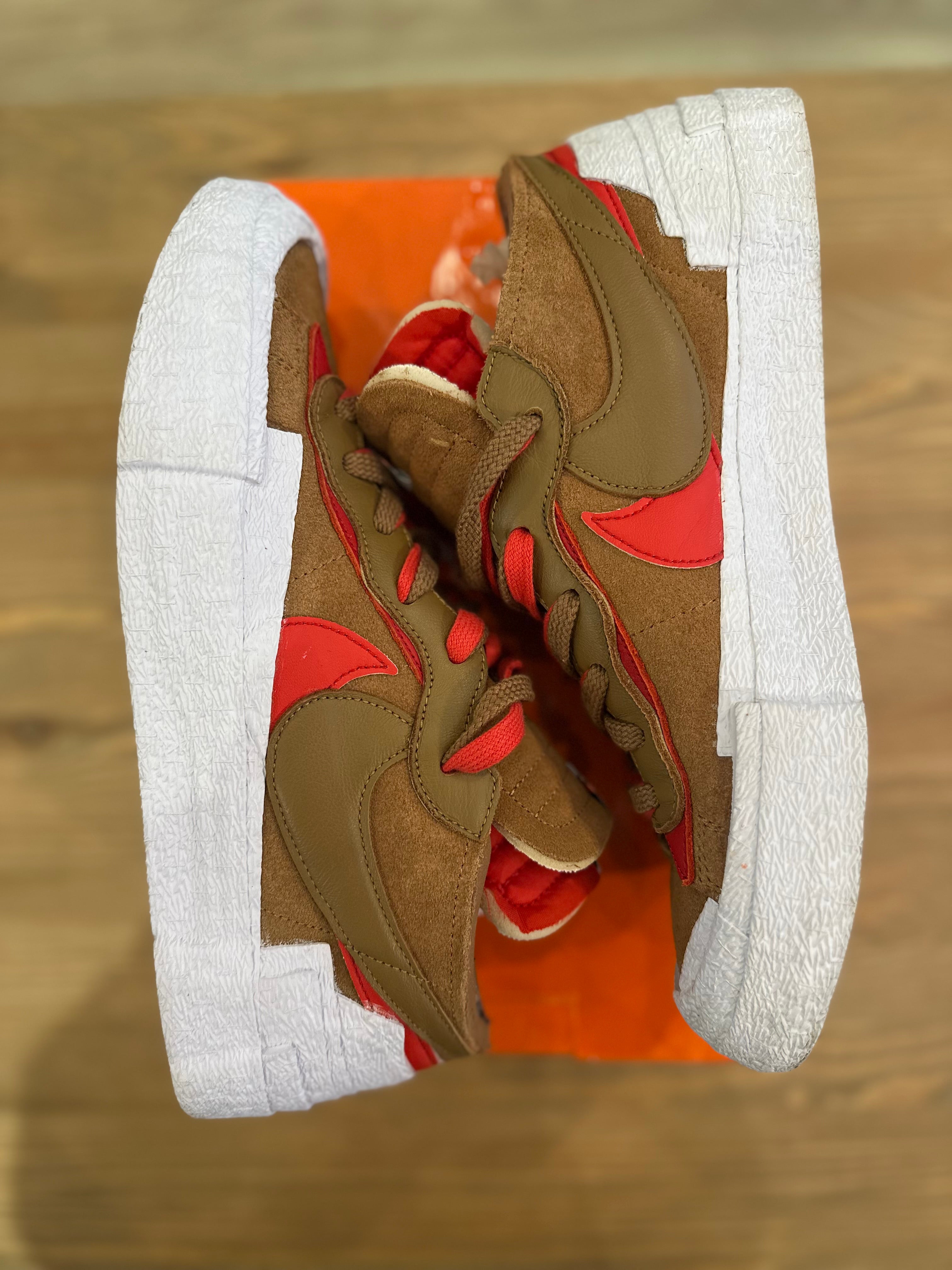 Nike blazer low sacai british tan ( taille 44 )