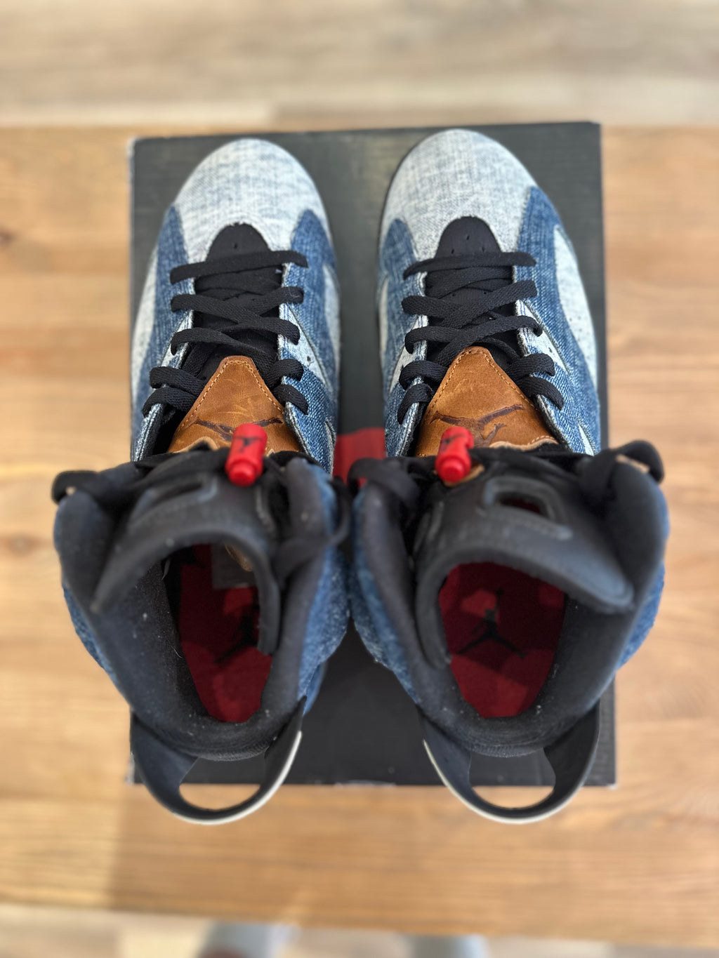 Nike Jordan 6 rétro washed denim ( taille 45 )