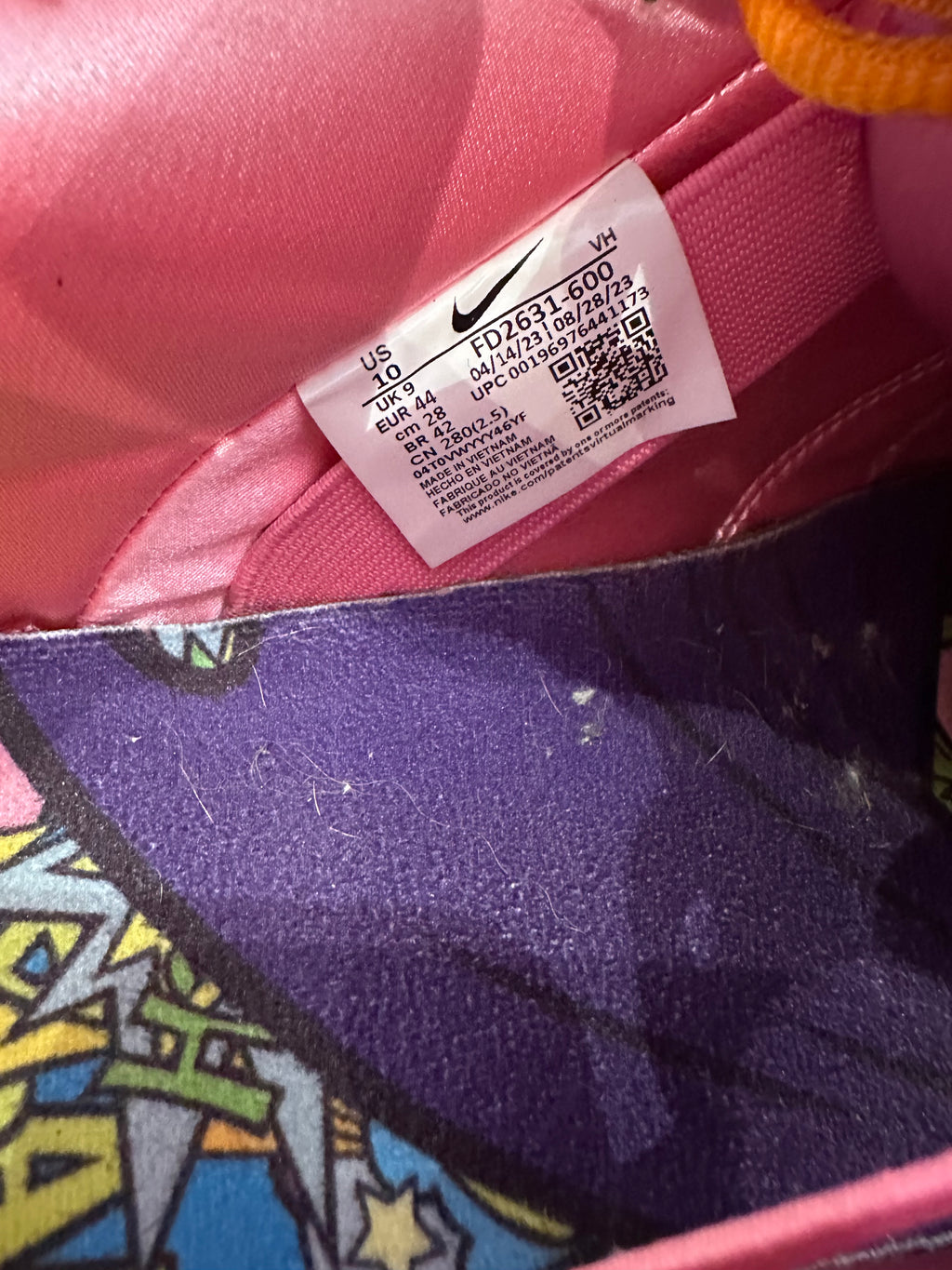 Nike sb dunk low powerpuff blossom ( taille 44 )
