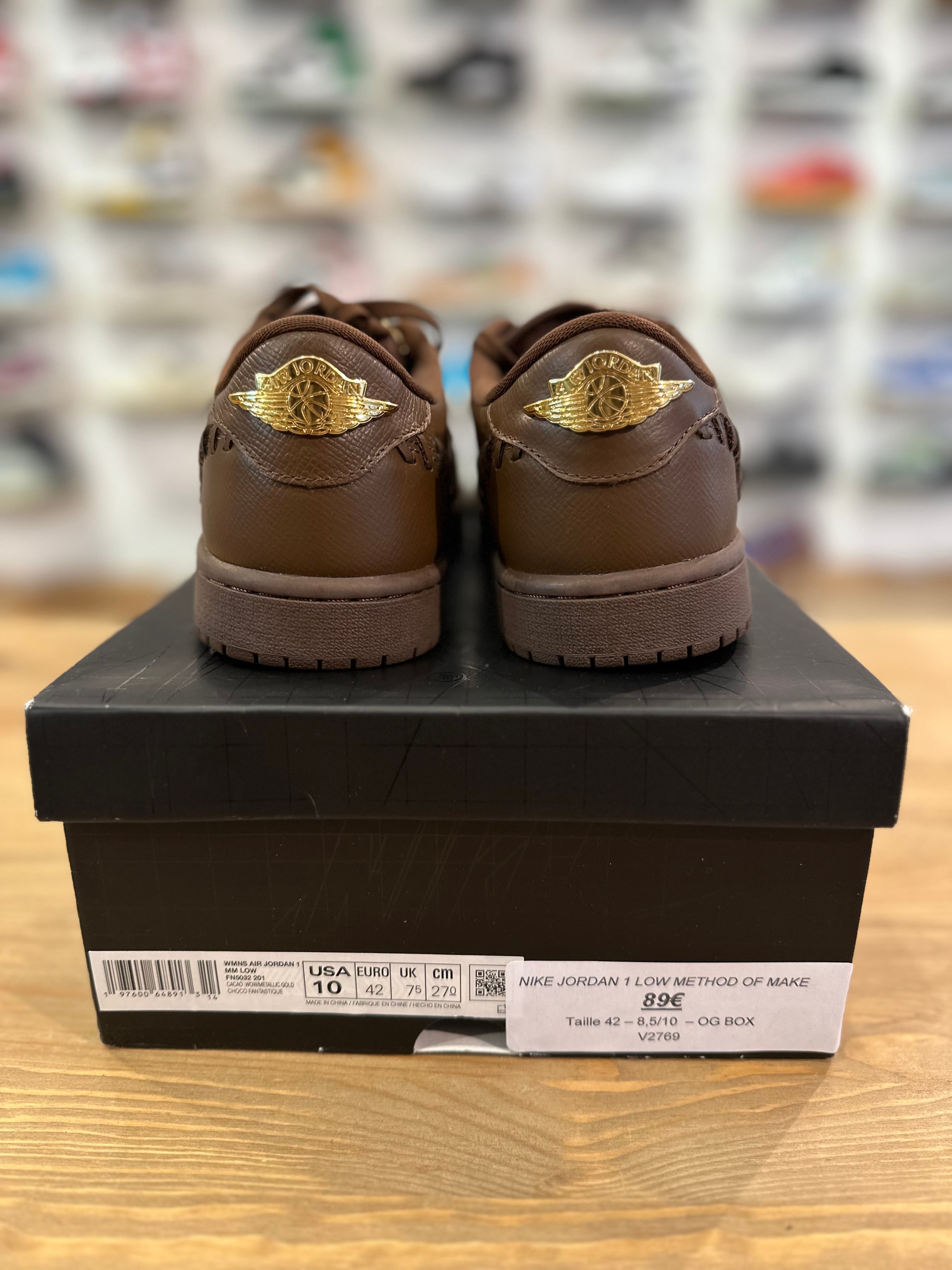 nike Jordan 1 low method of make cacao ( taille 42 )