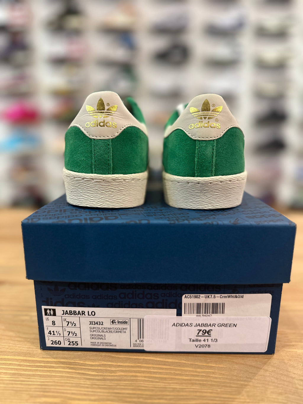 Adidas jabbar low Green ( taille 41 1/3 )