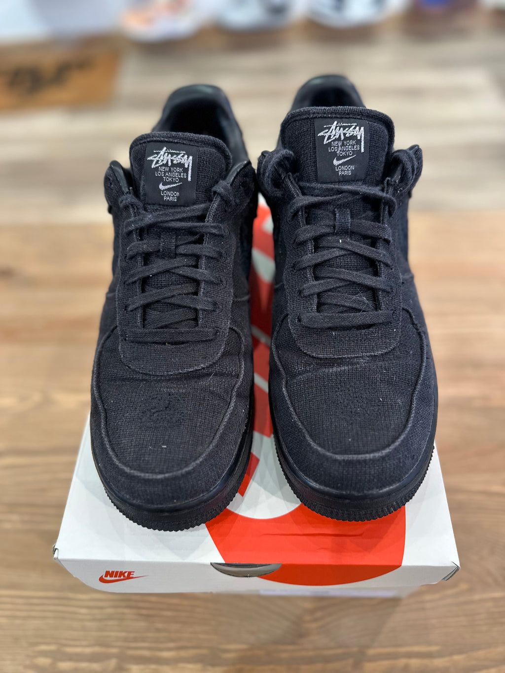 Nike air force 1 low stussy black ( taille 46 )