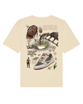 T-shirt reverse mocha sand