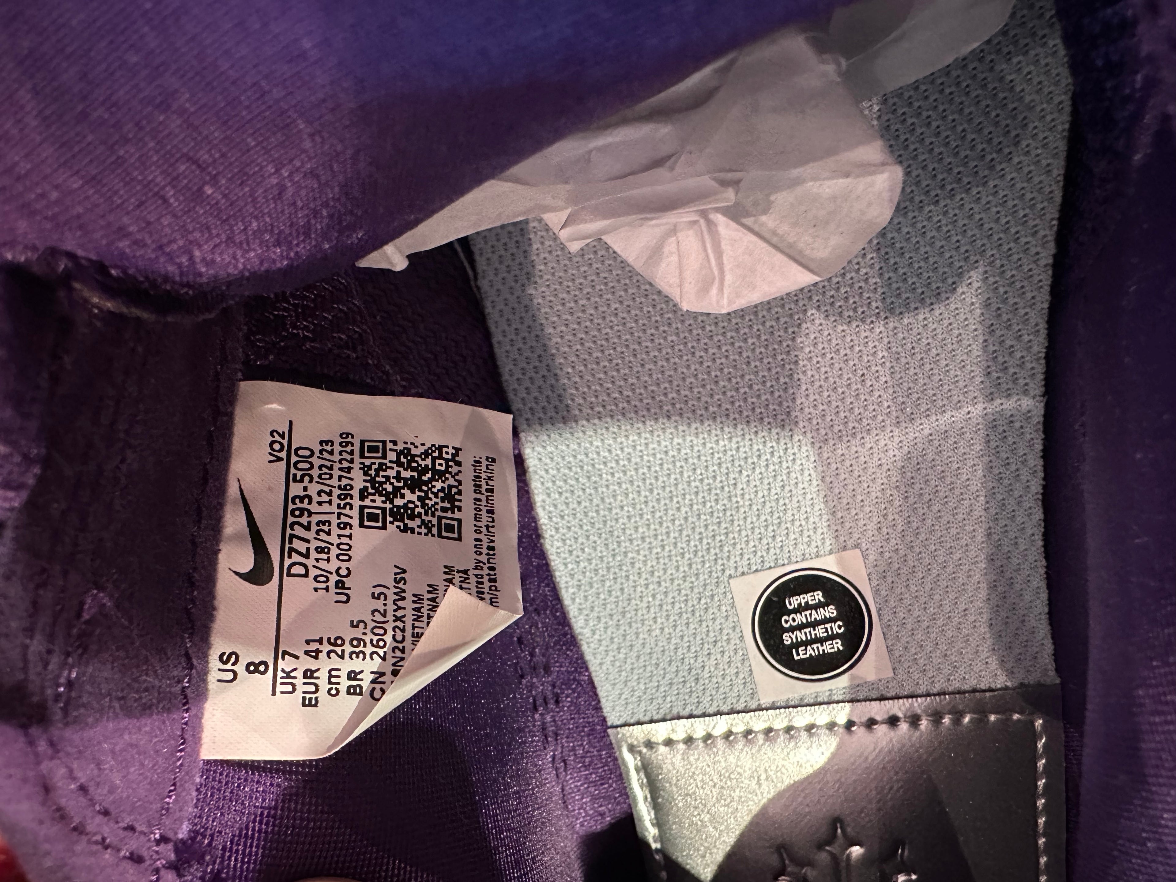 Nike nocta hot step 2 egg plant ( taille 41 )