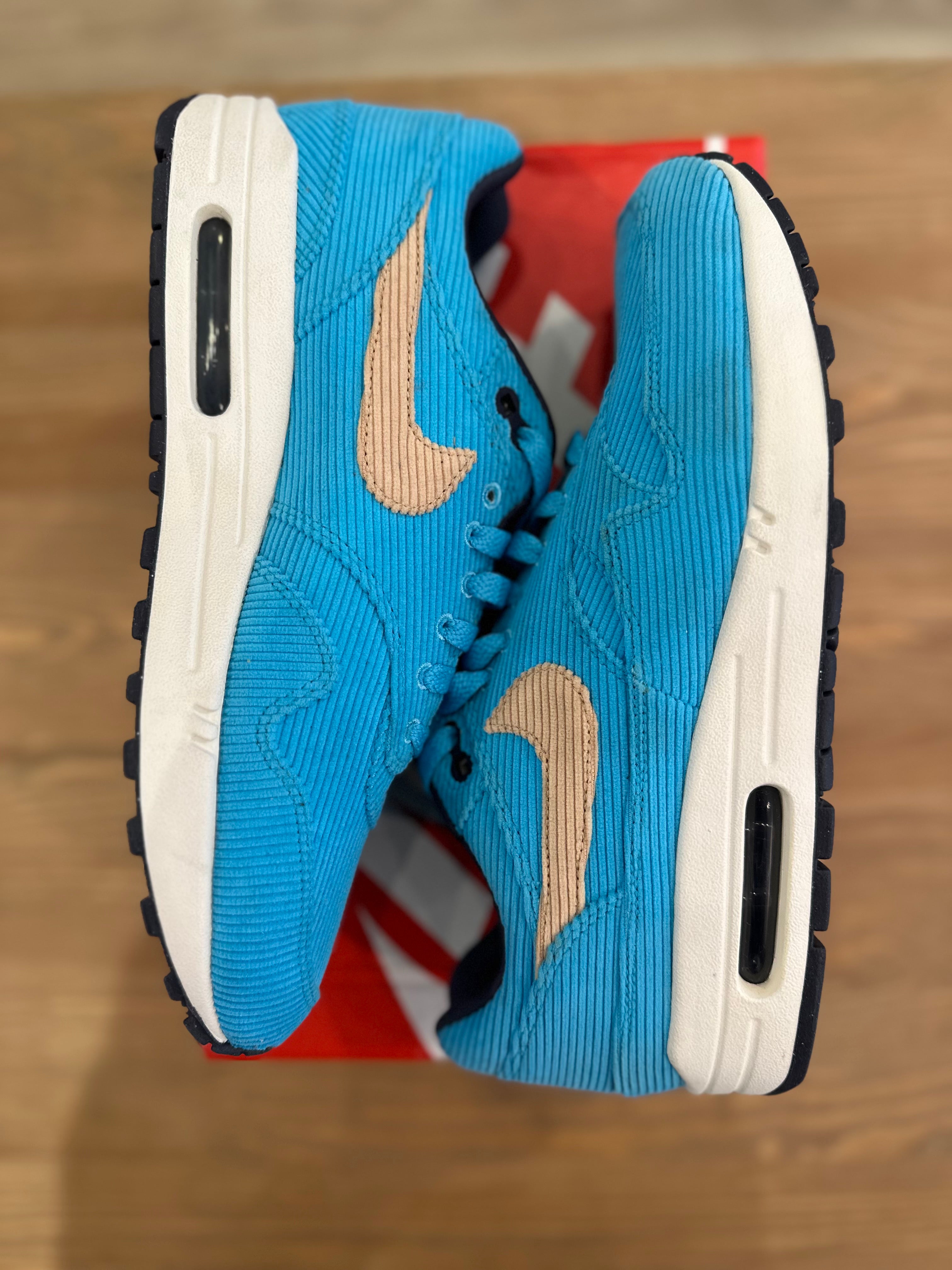 Nike air Max 1 corduroy baltic blue ( taille 42 )