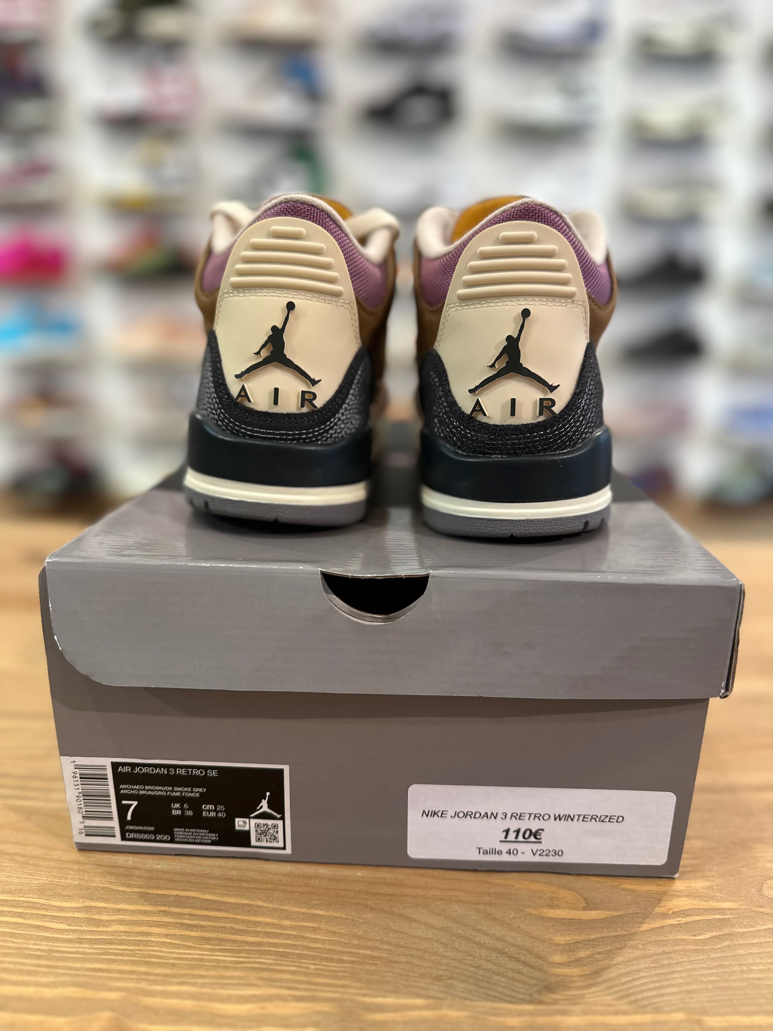 Nike Jordan 3 rétro winterized ( taille 40 )