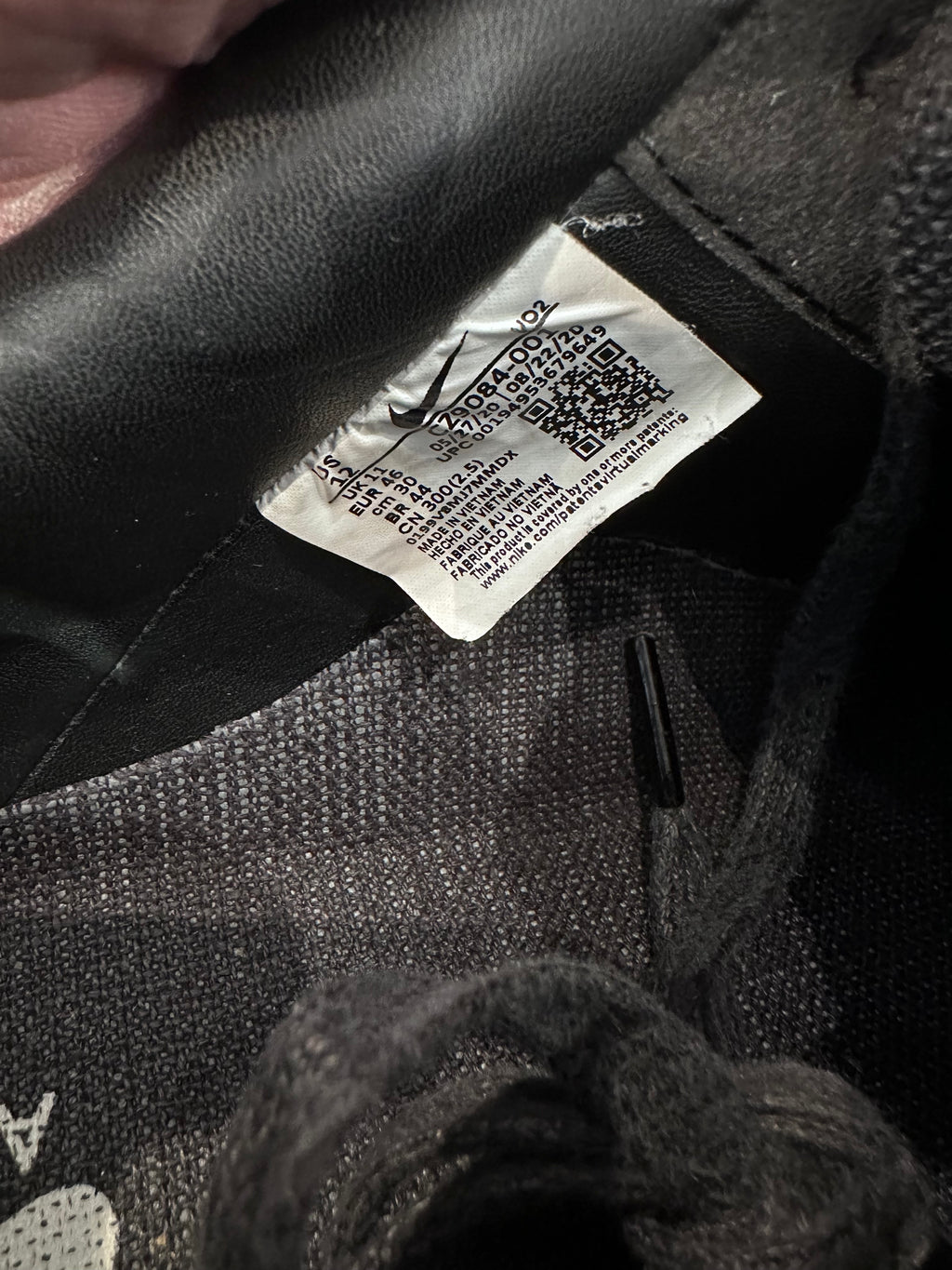 Nike air force 1 low stussy black ( taille 46 )