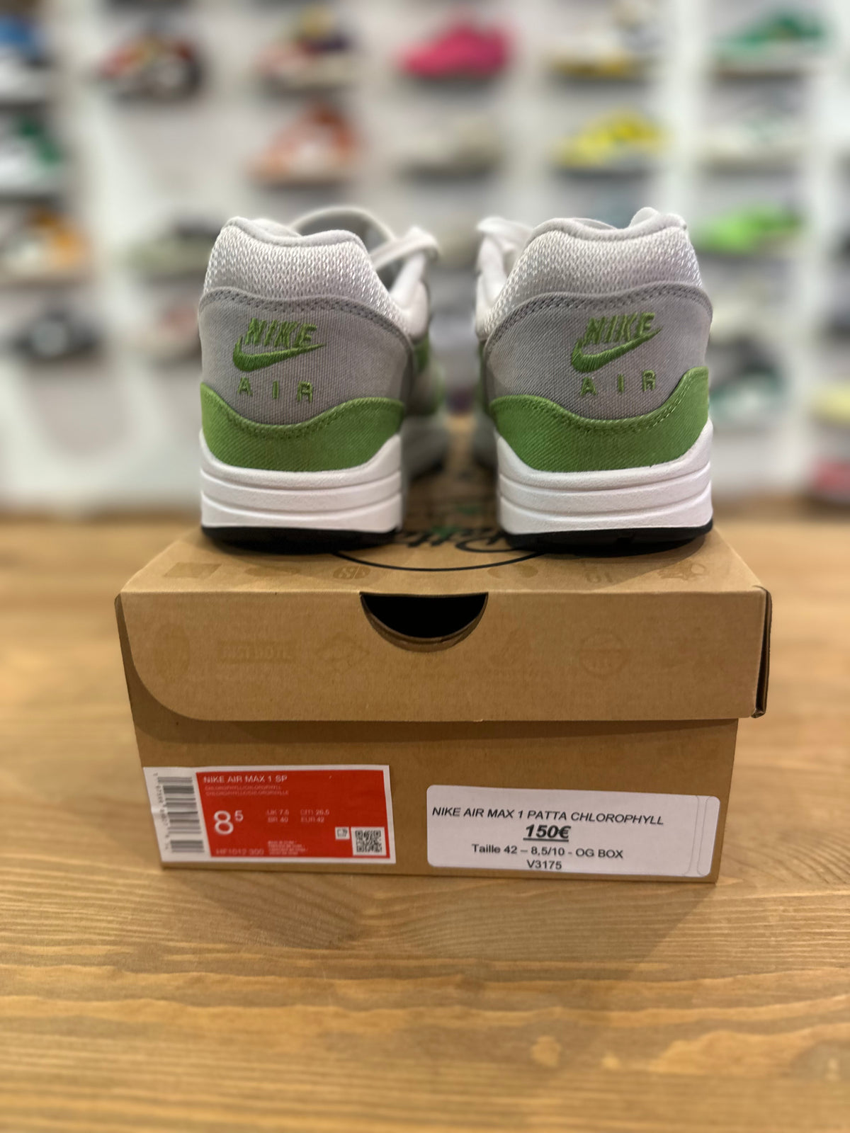 Nike air Max 1 Patta chlorophyll ( taille 42 )