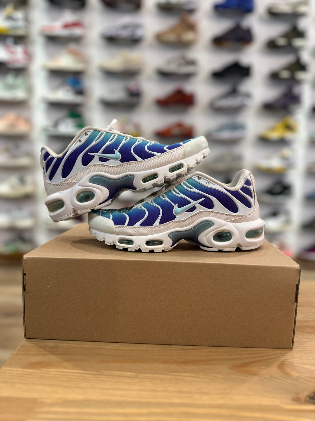 Nike air Max plus bleached Aqua